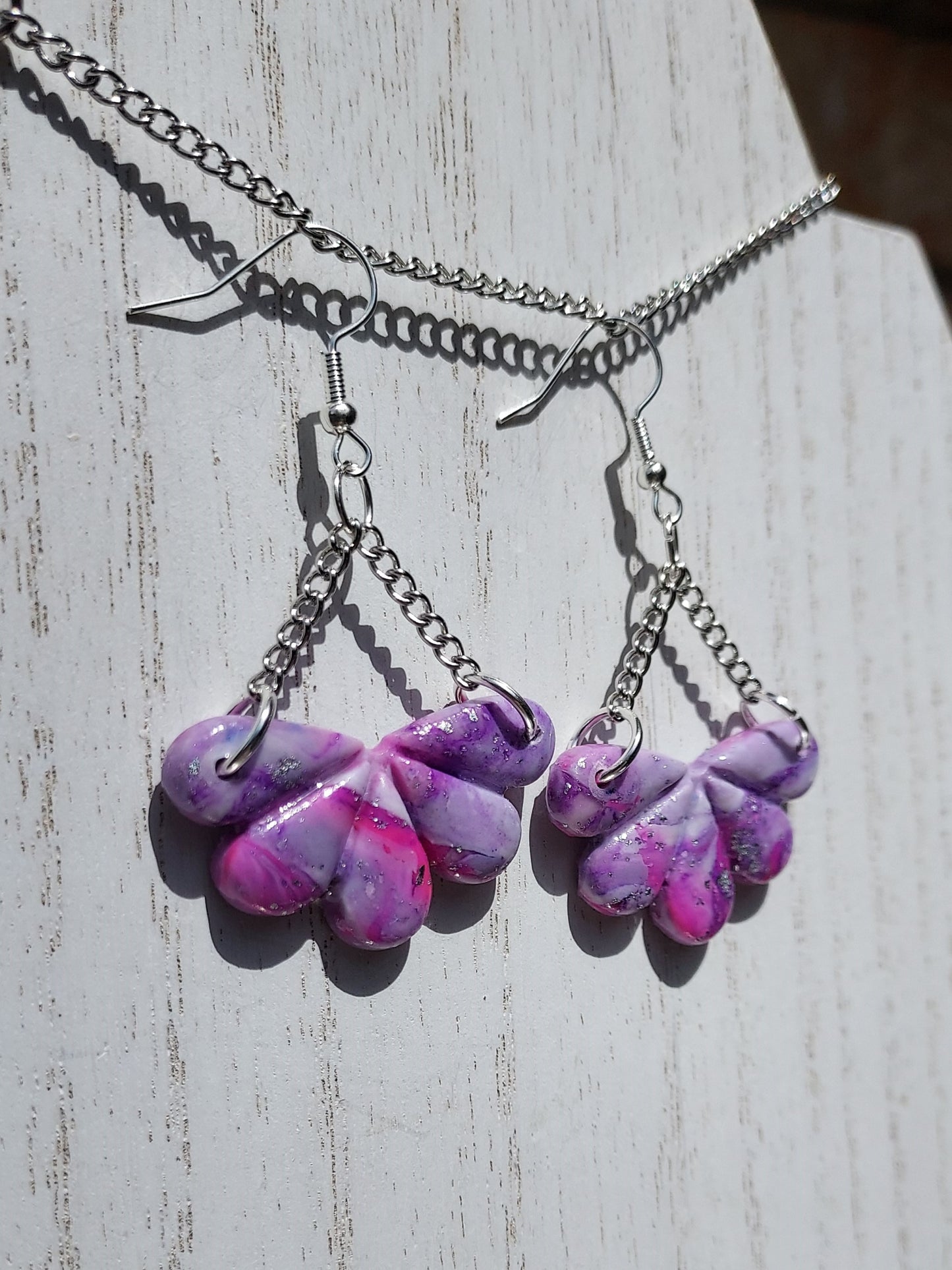 Pinky Clay Earrings #4