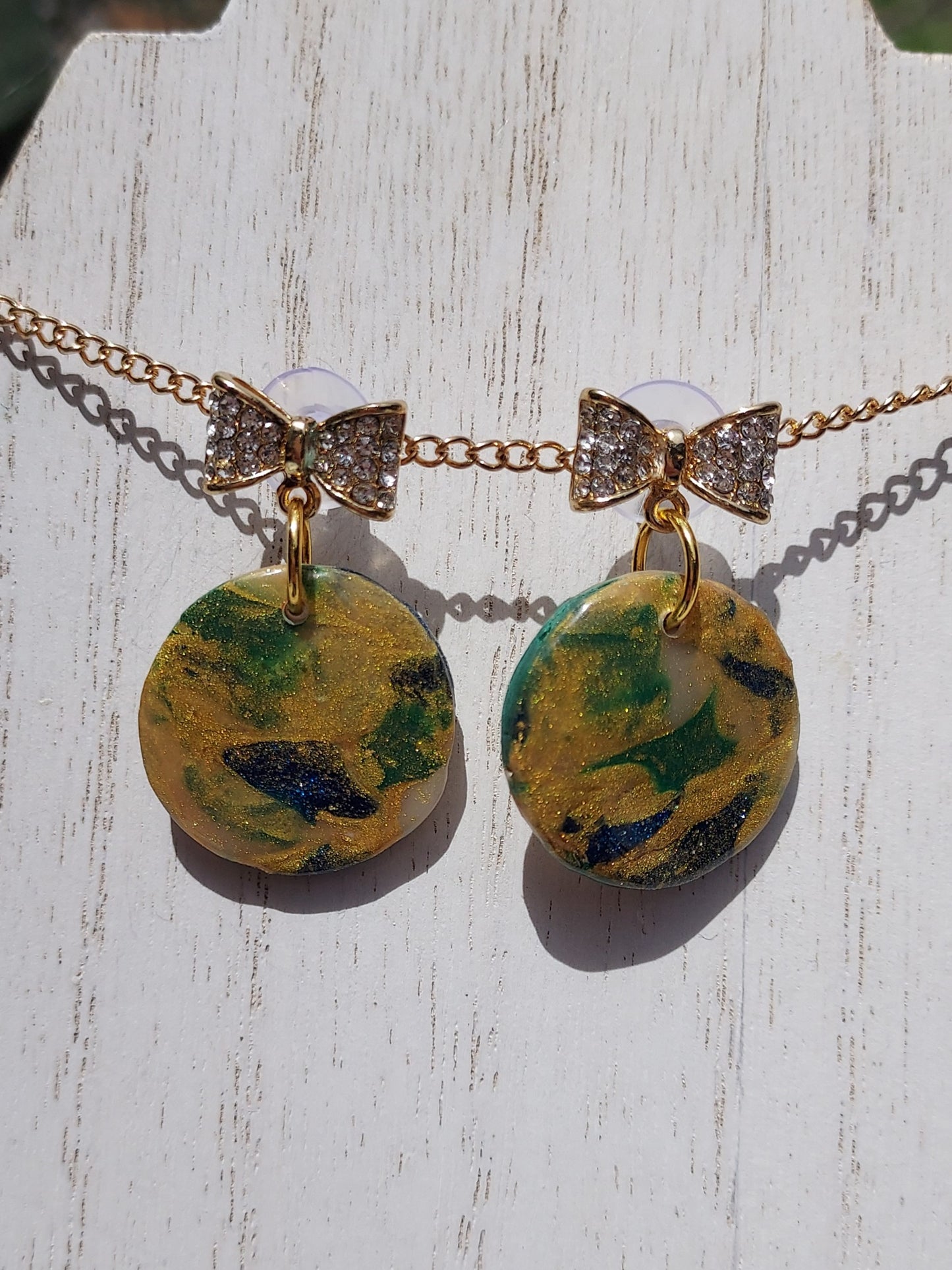 Turtle Clay Earrings #4