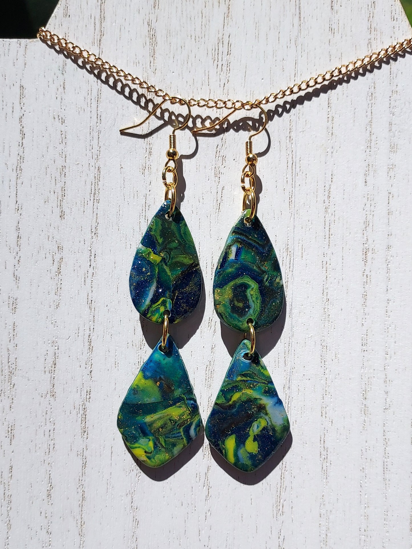 Cosmos Clay Earrings #5