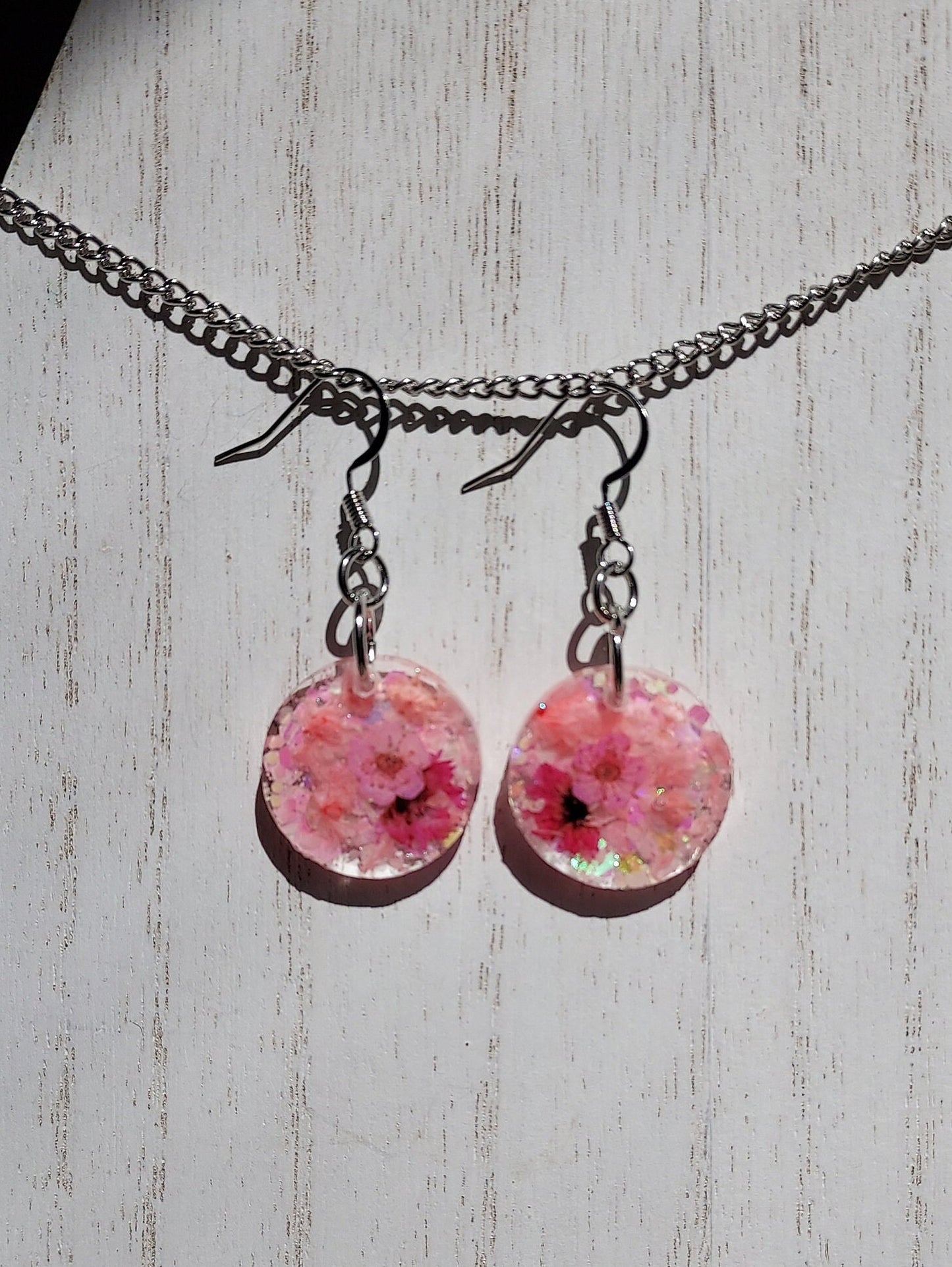 Flowers & Glitter Earrings #5