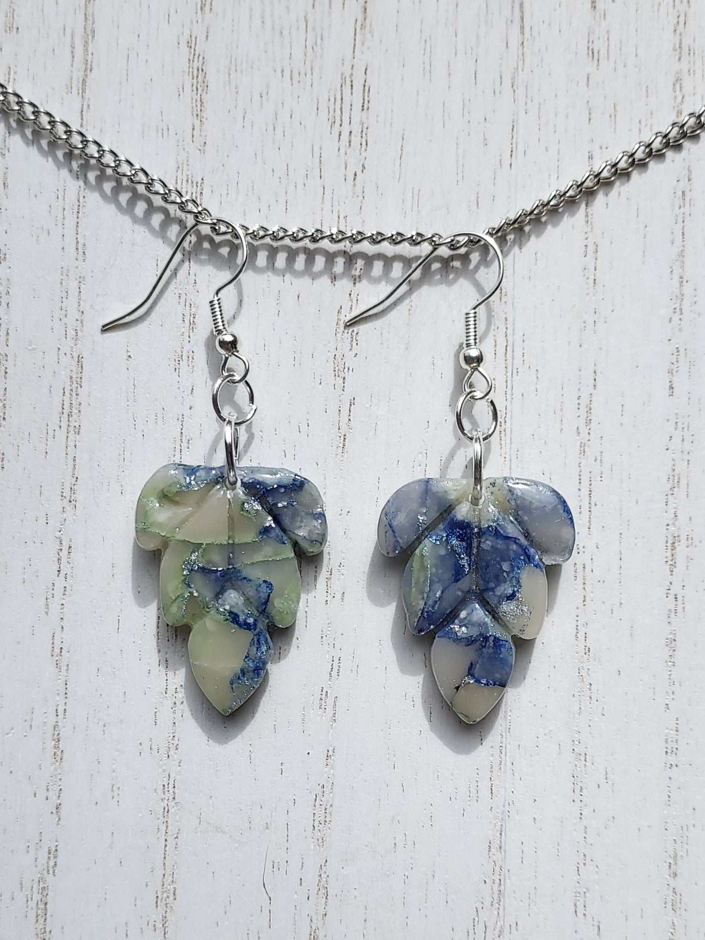 Glitter Mint Clay Earrings #5