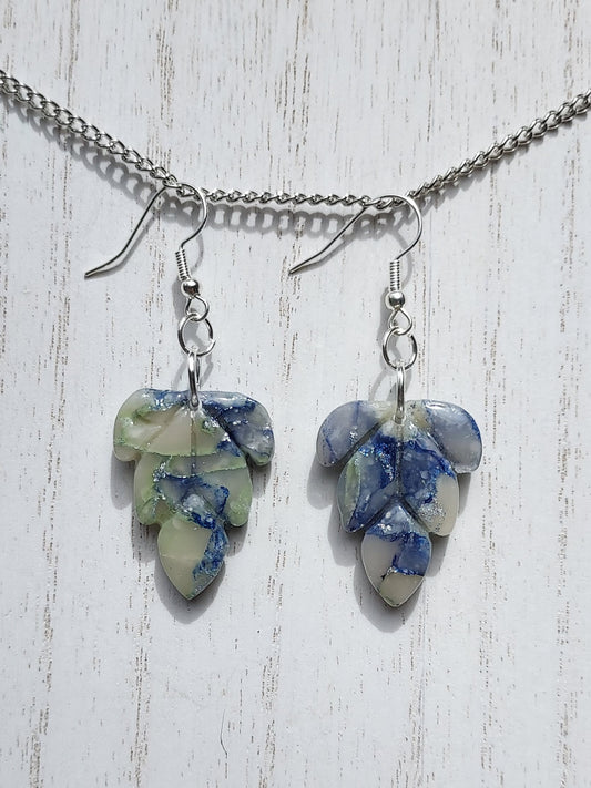 Glitter Mint Clay Earrings #5