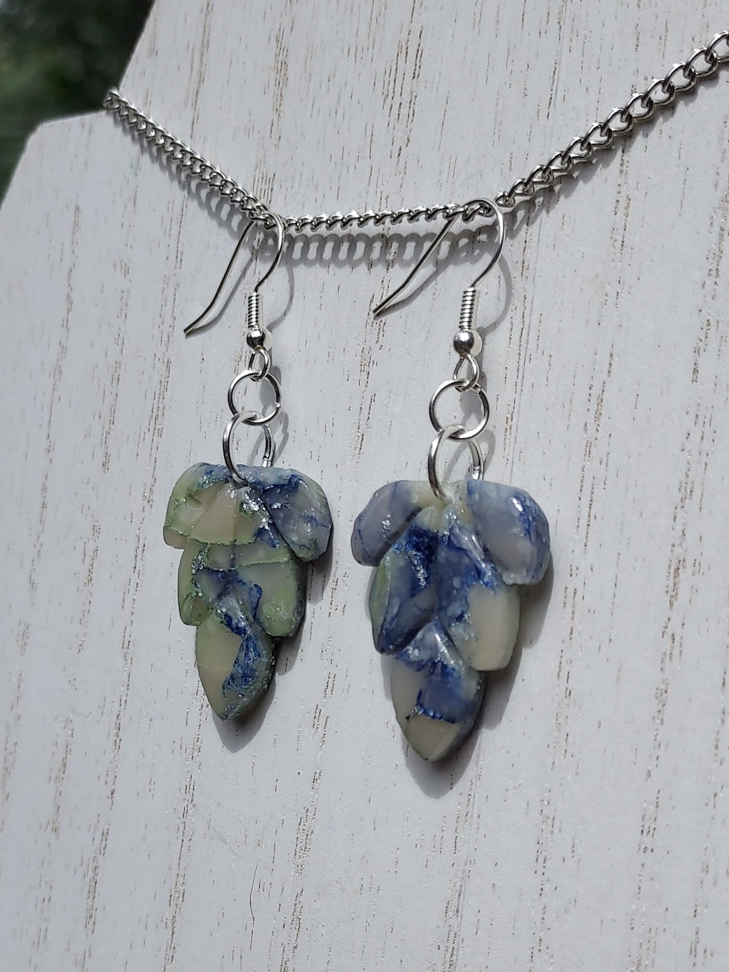 Glitter Mint Clay Earrings #5