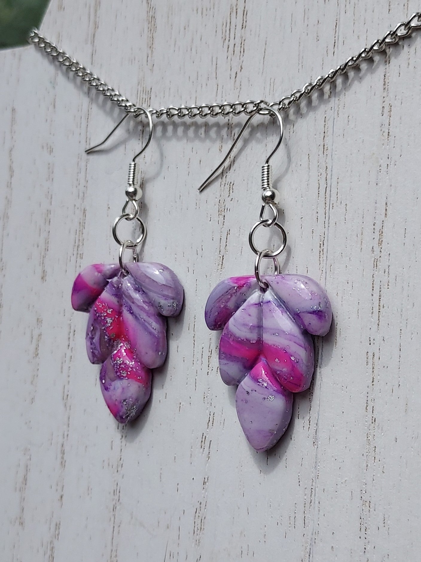 Pinky Clay Earrings #2