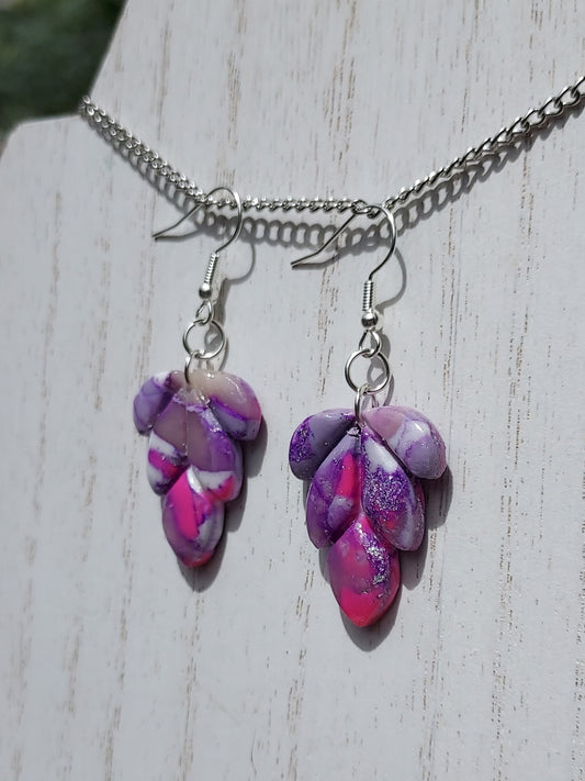 Pinky Clay Earrings #3