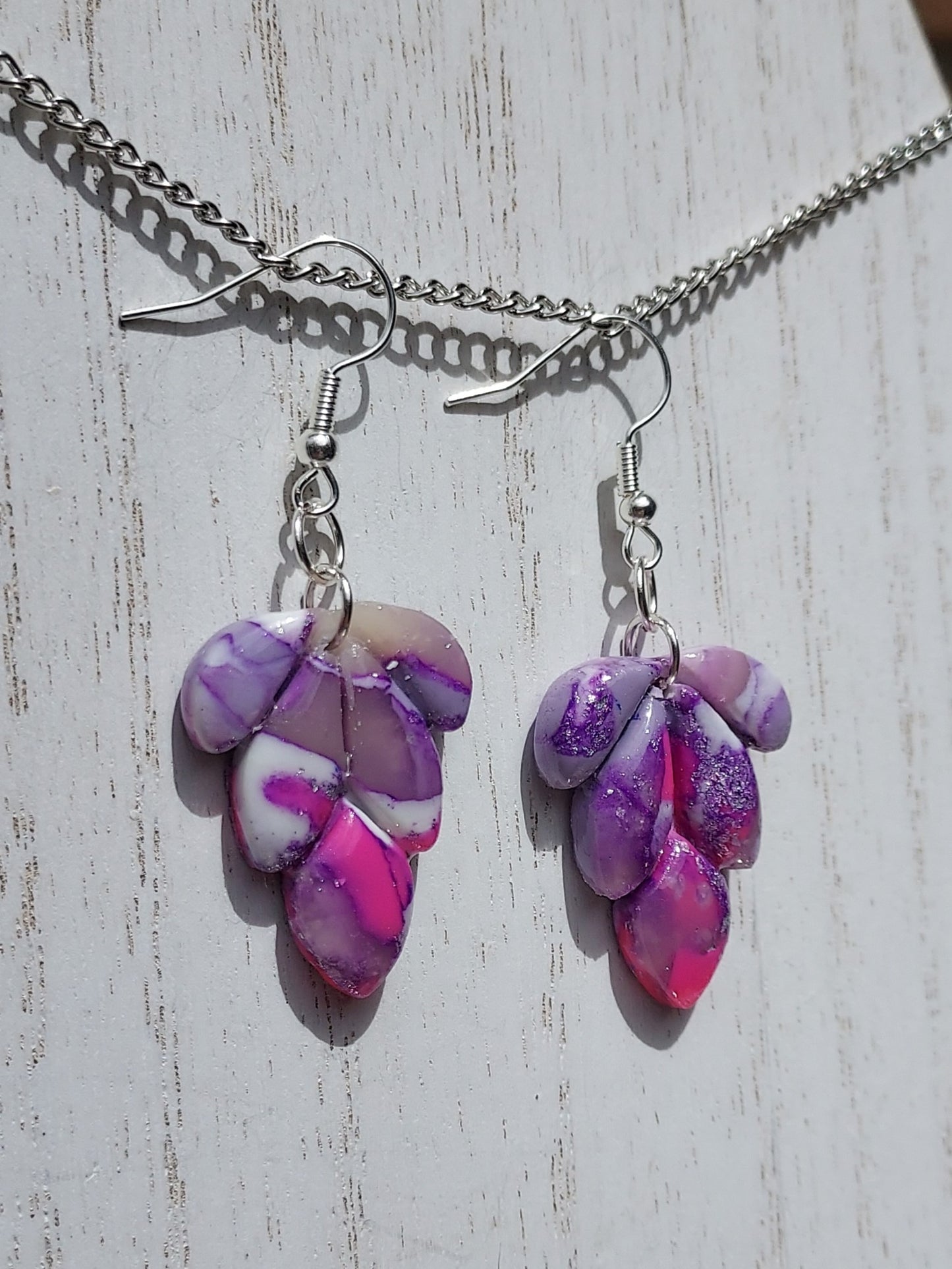 Pinky Clay Earrings #3