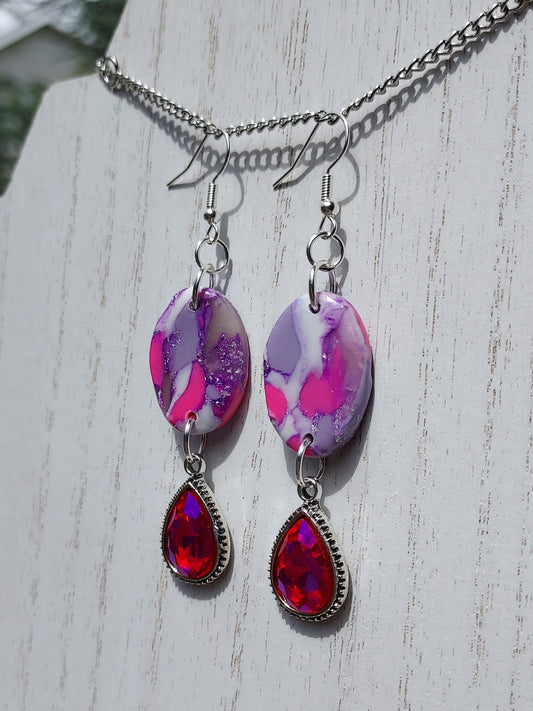 Pinky Clay Earrings #5