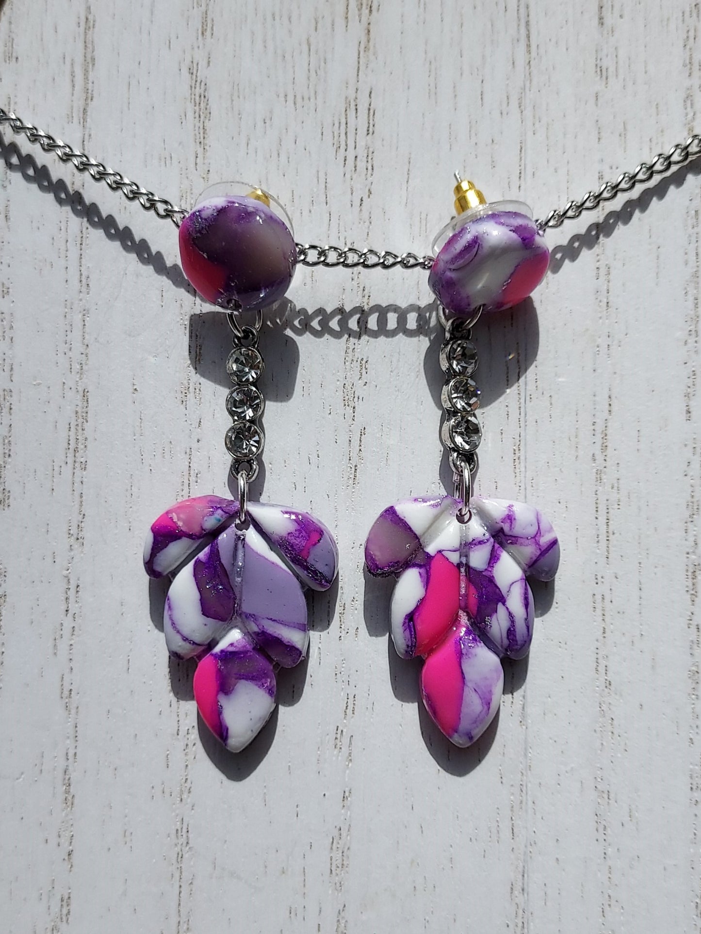 Pinky Clay Earrings #7
