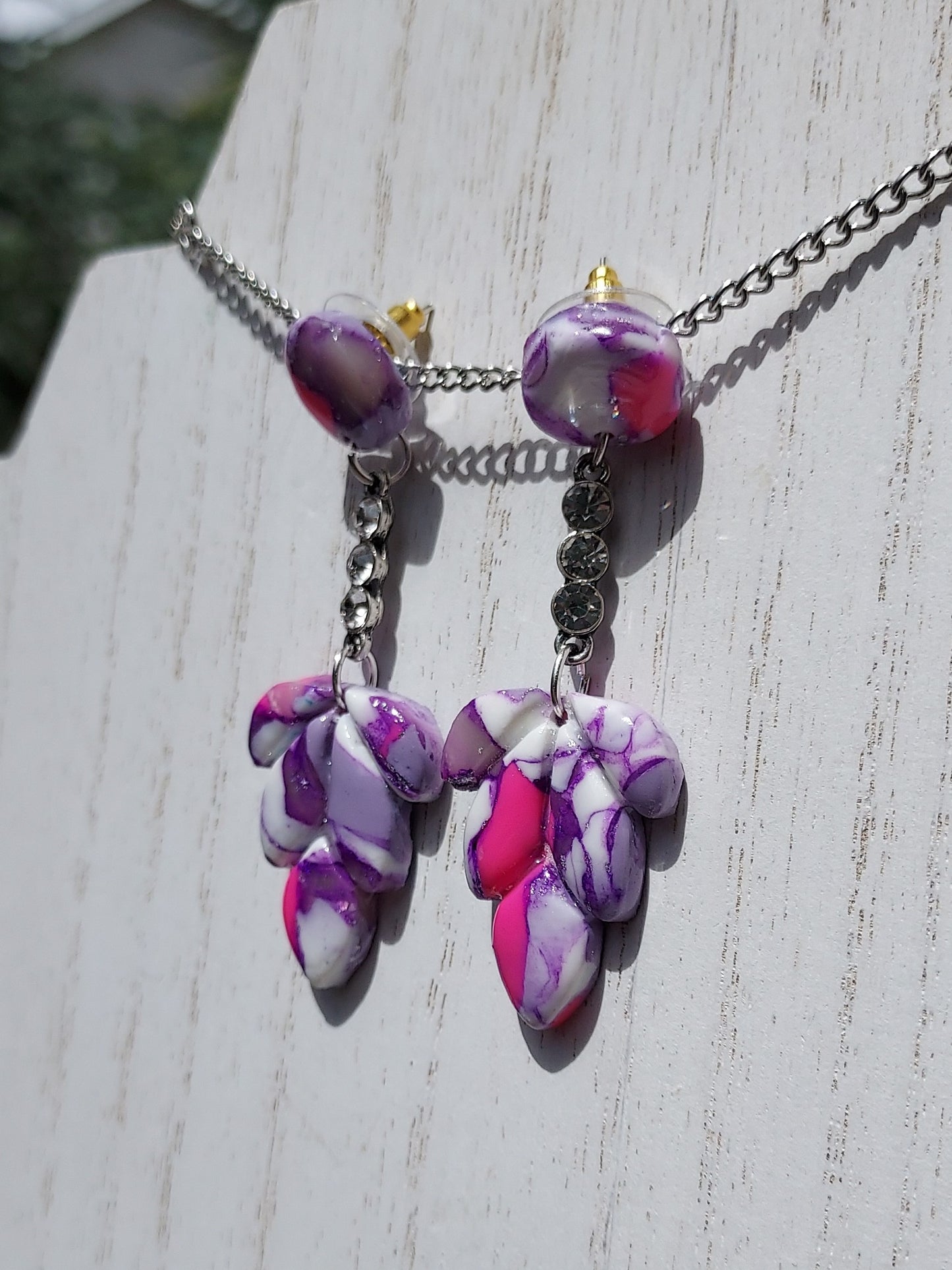 Pinky Clay Earrings #7