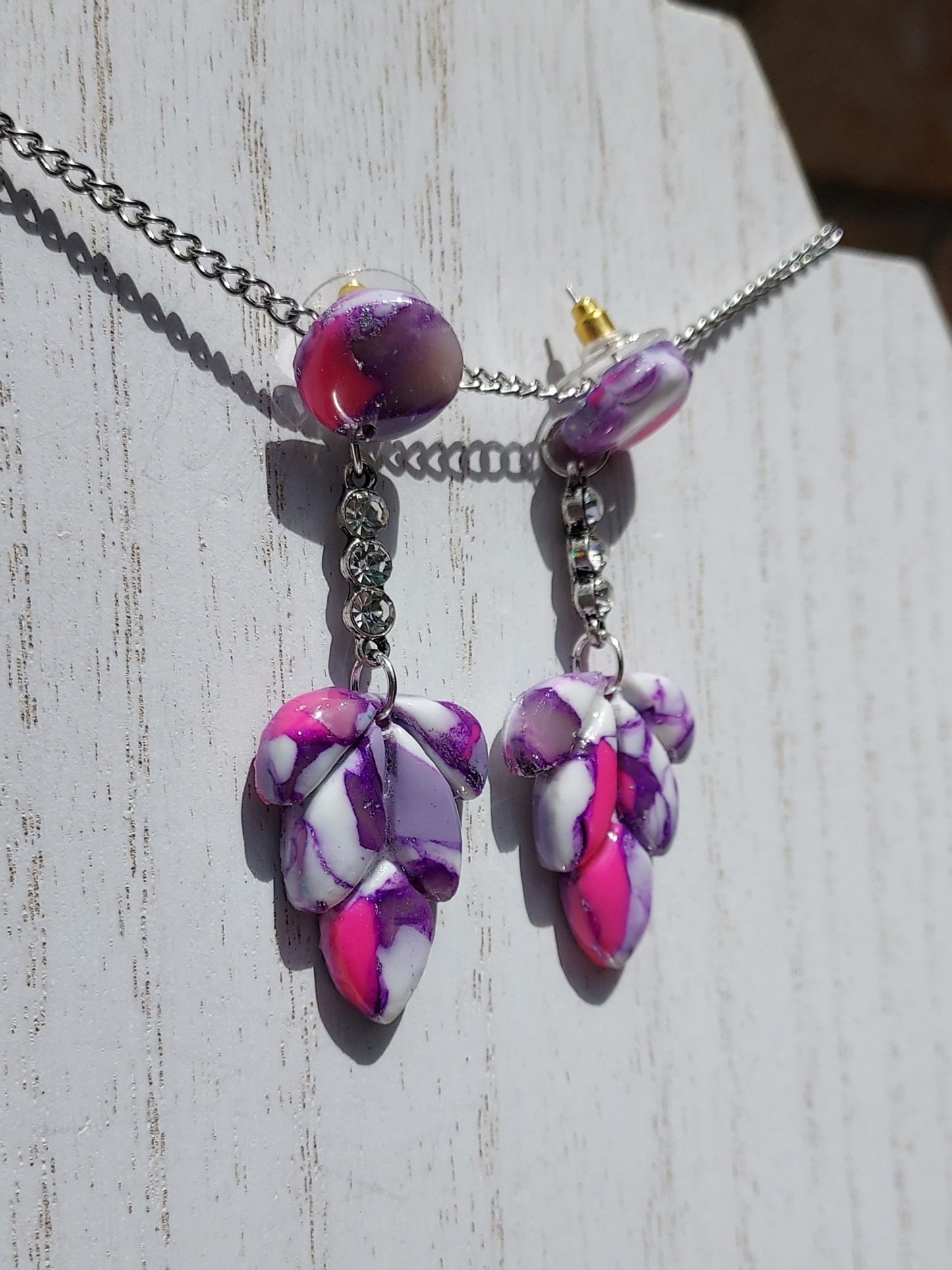 Pinky Clay Earrings #7