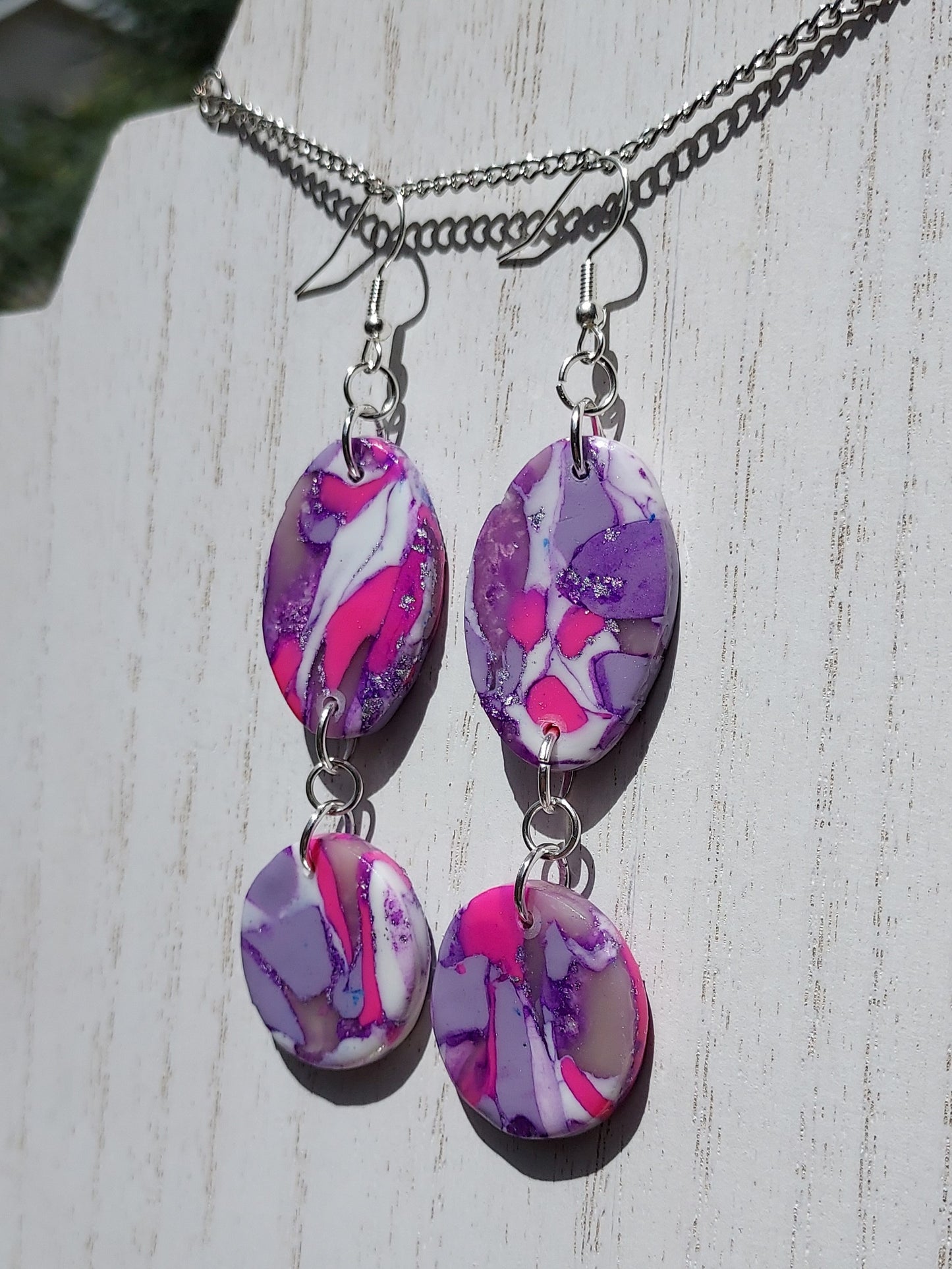 Pinky Clay Earrings #1