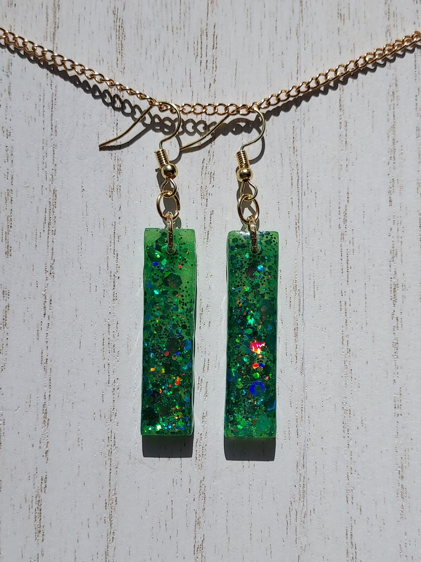 Color-Changing Glitter Earrings #2