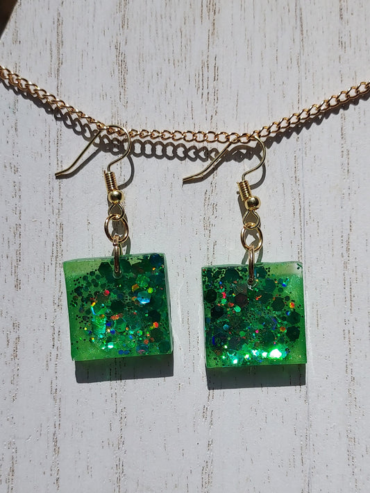 Color-Changing Glitter Earrings #3