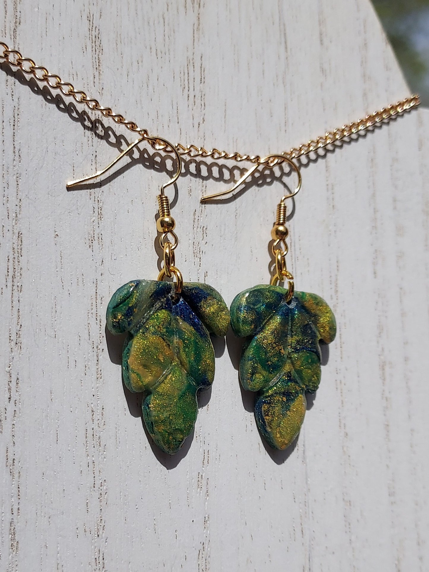 Turtle Clay Earrings #2