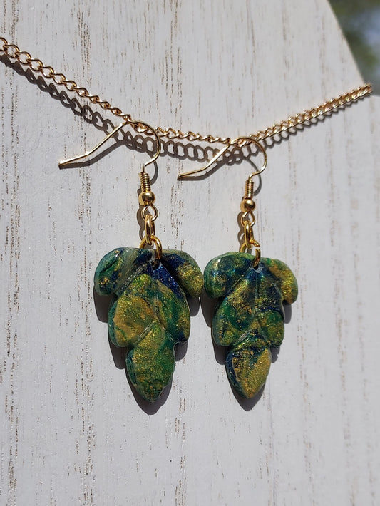 Turtle Clay Earrings #2