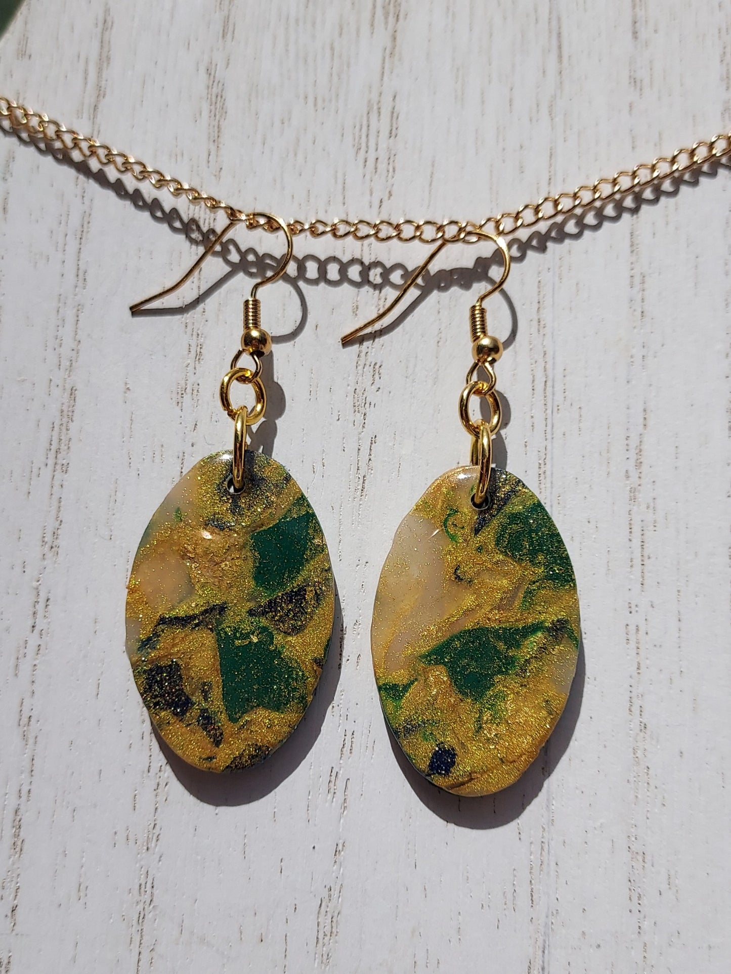 Turtle Clay Earrings #3