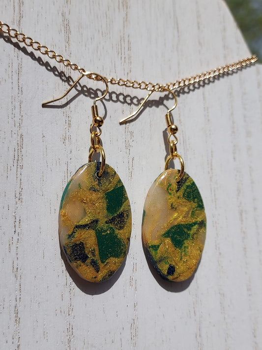 Turtle Clay Earrings #3