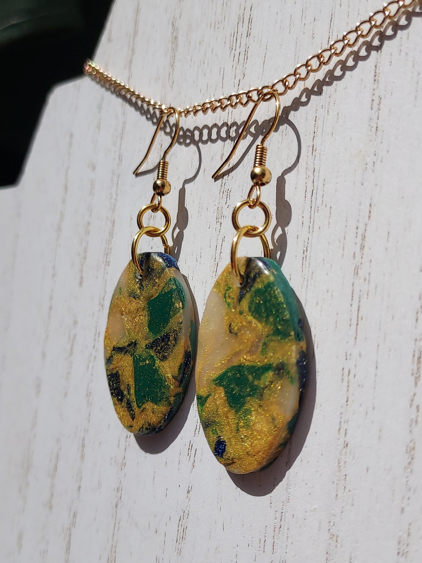 Turtle Clay Earrings #3