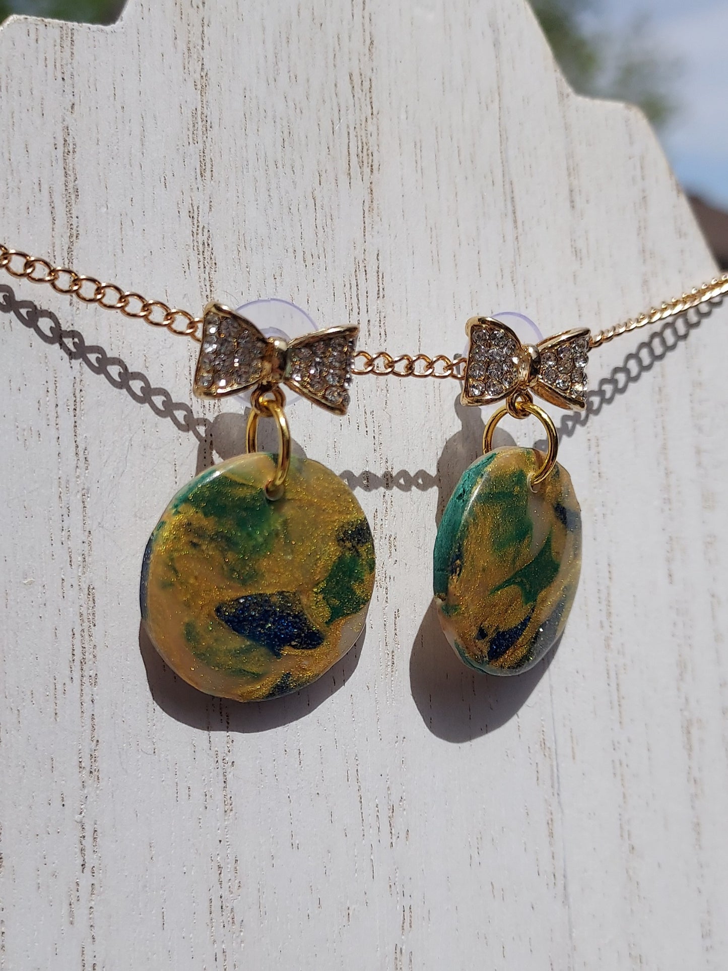 Turtle Clay Earrings #4