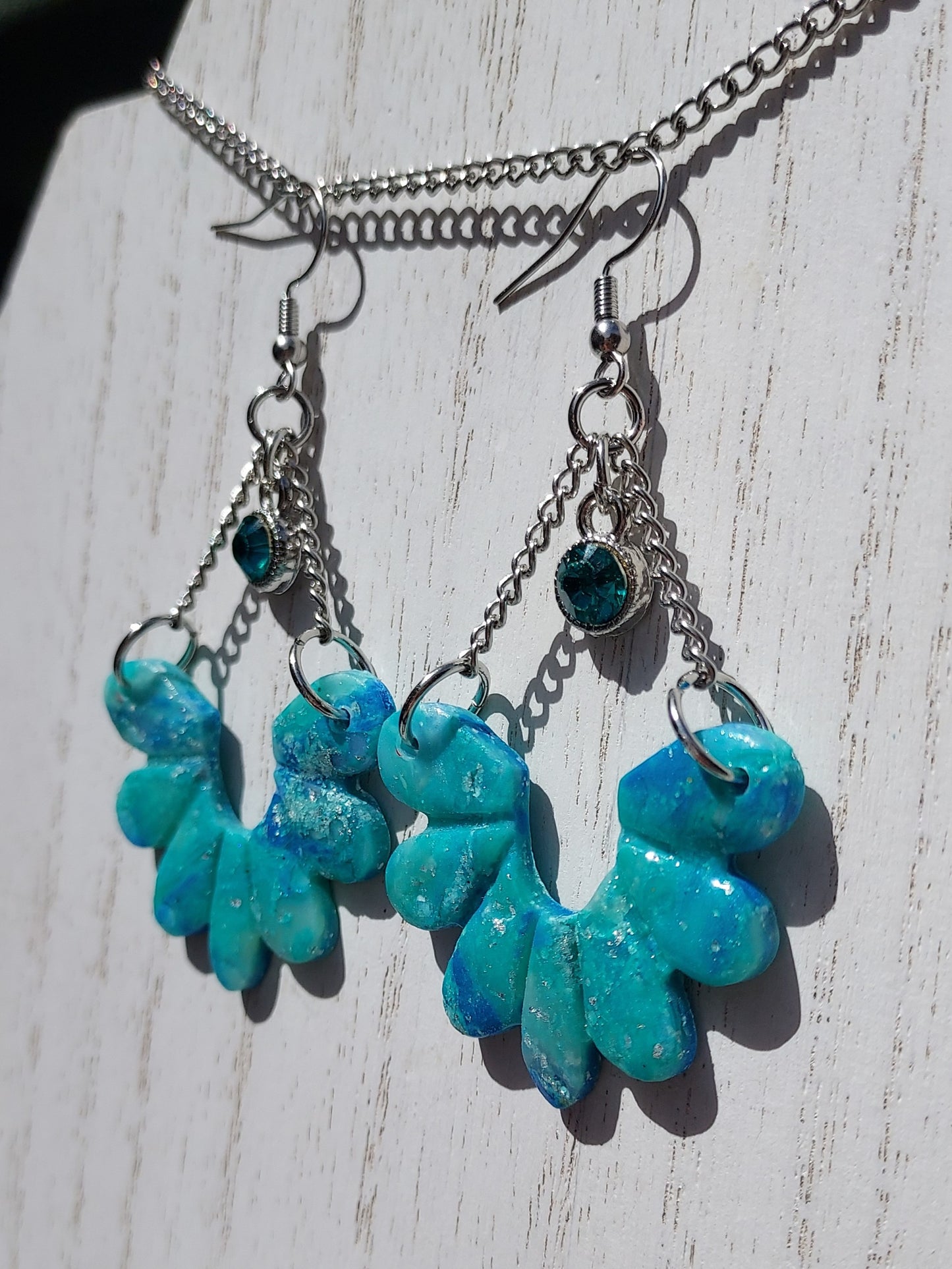 Sea Glass Clay Earrings #7