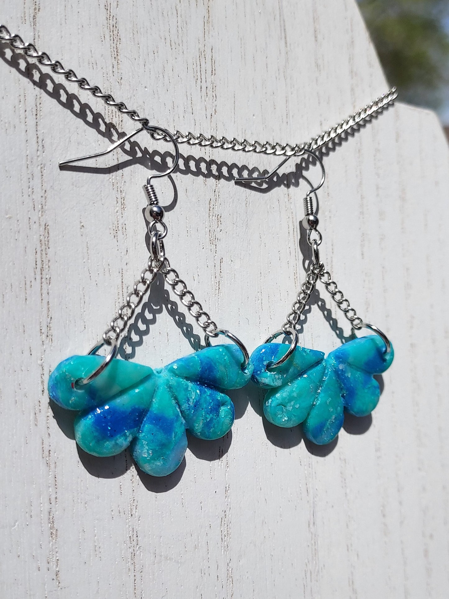 Sea Glass Clay Earrings #5