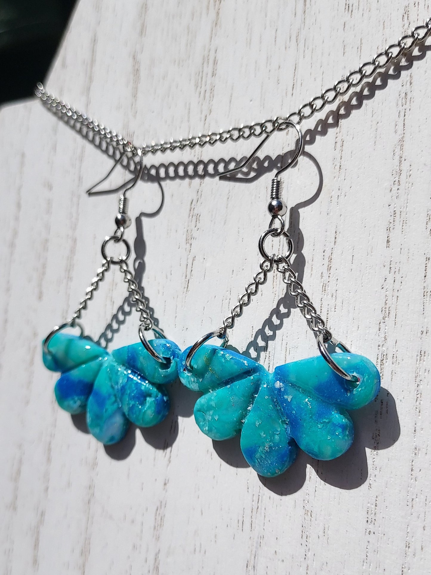 Sea Glass Clay Earrings #5