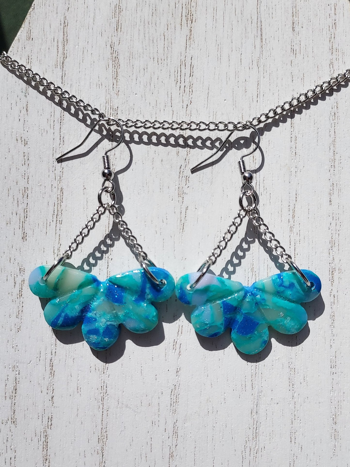 Sea Glass Clay Earrings #6