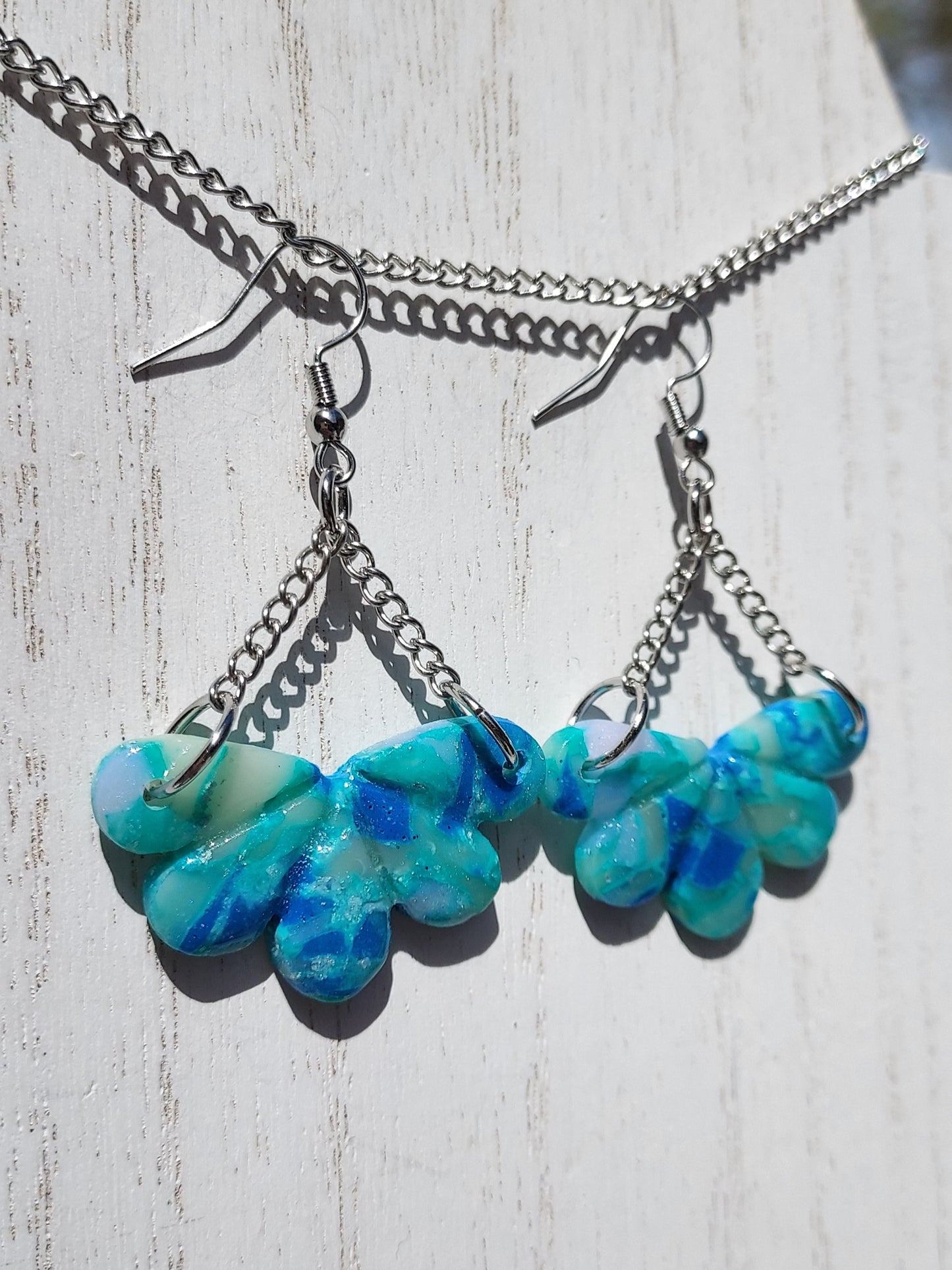 Sea Glass Clay Earrings #6