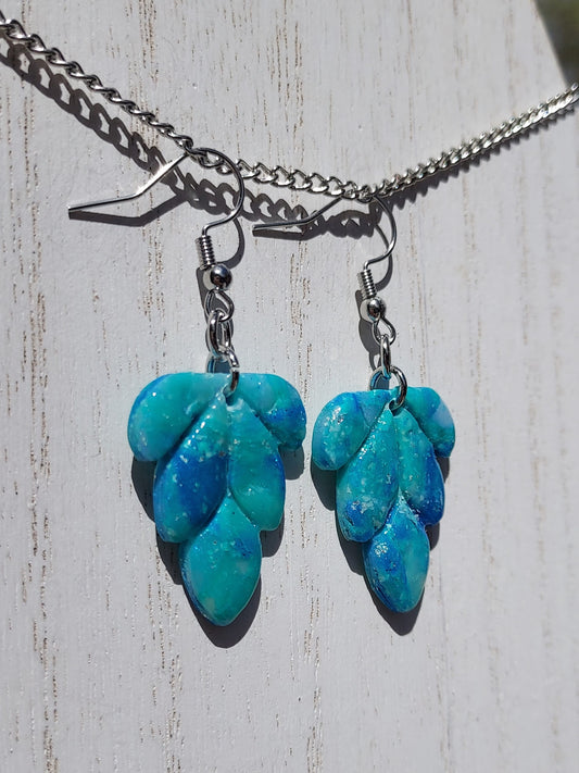 Sea Glass Clay Earrings #2