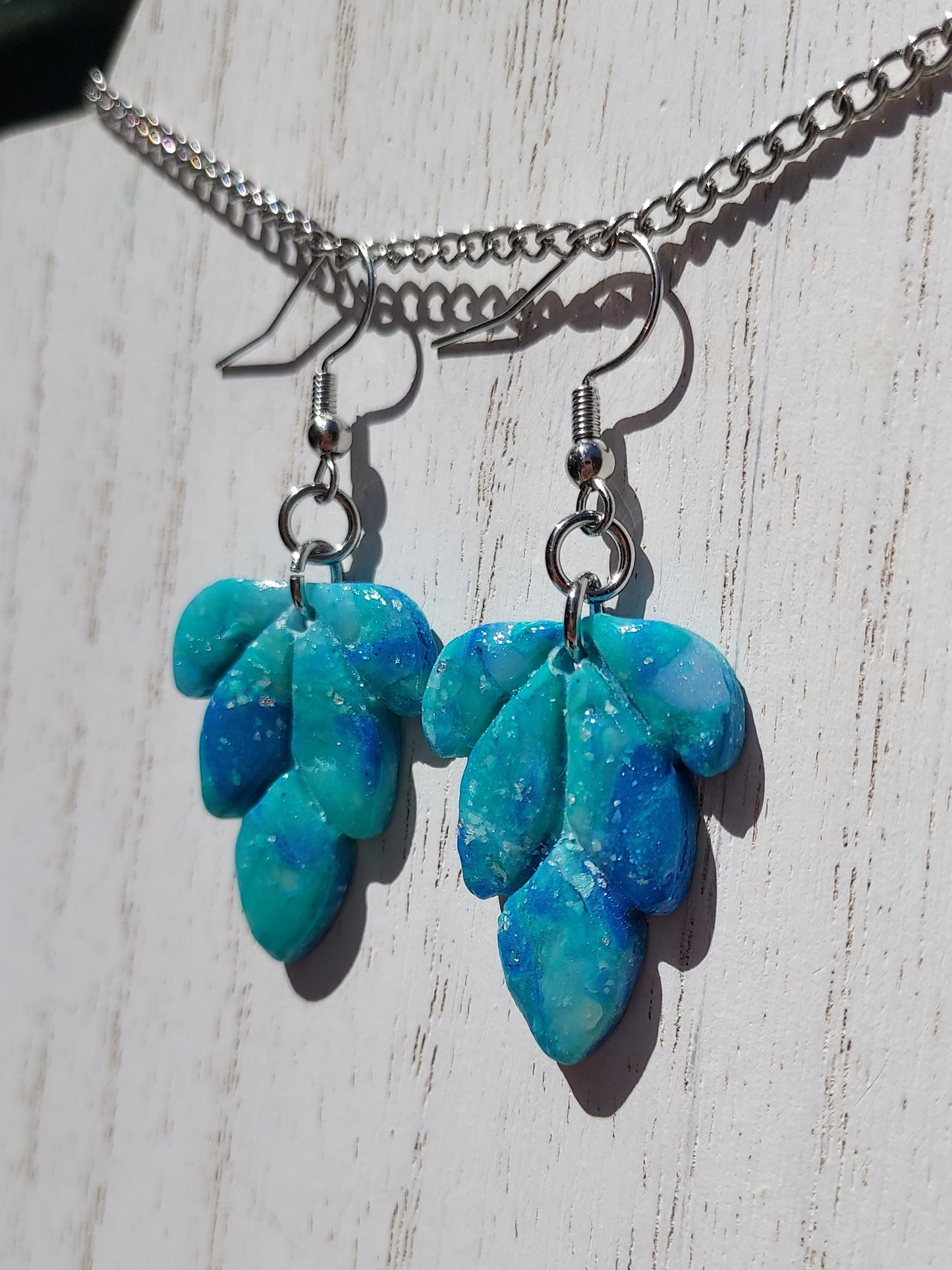 Sea Glass Clay Earrings #2