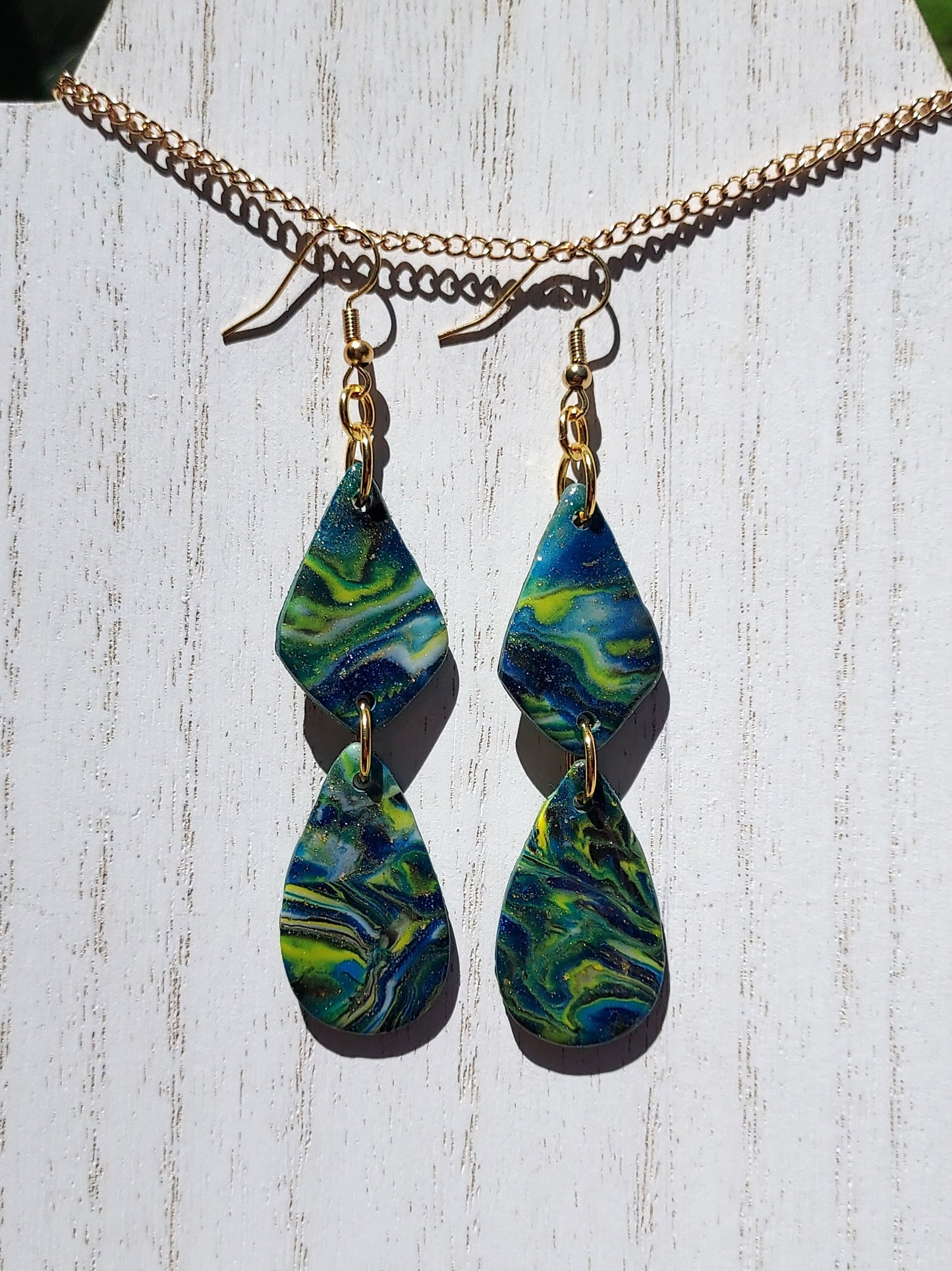 Cosmos Clay Earrings #4