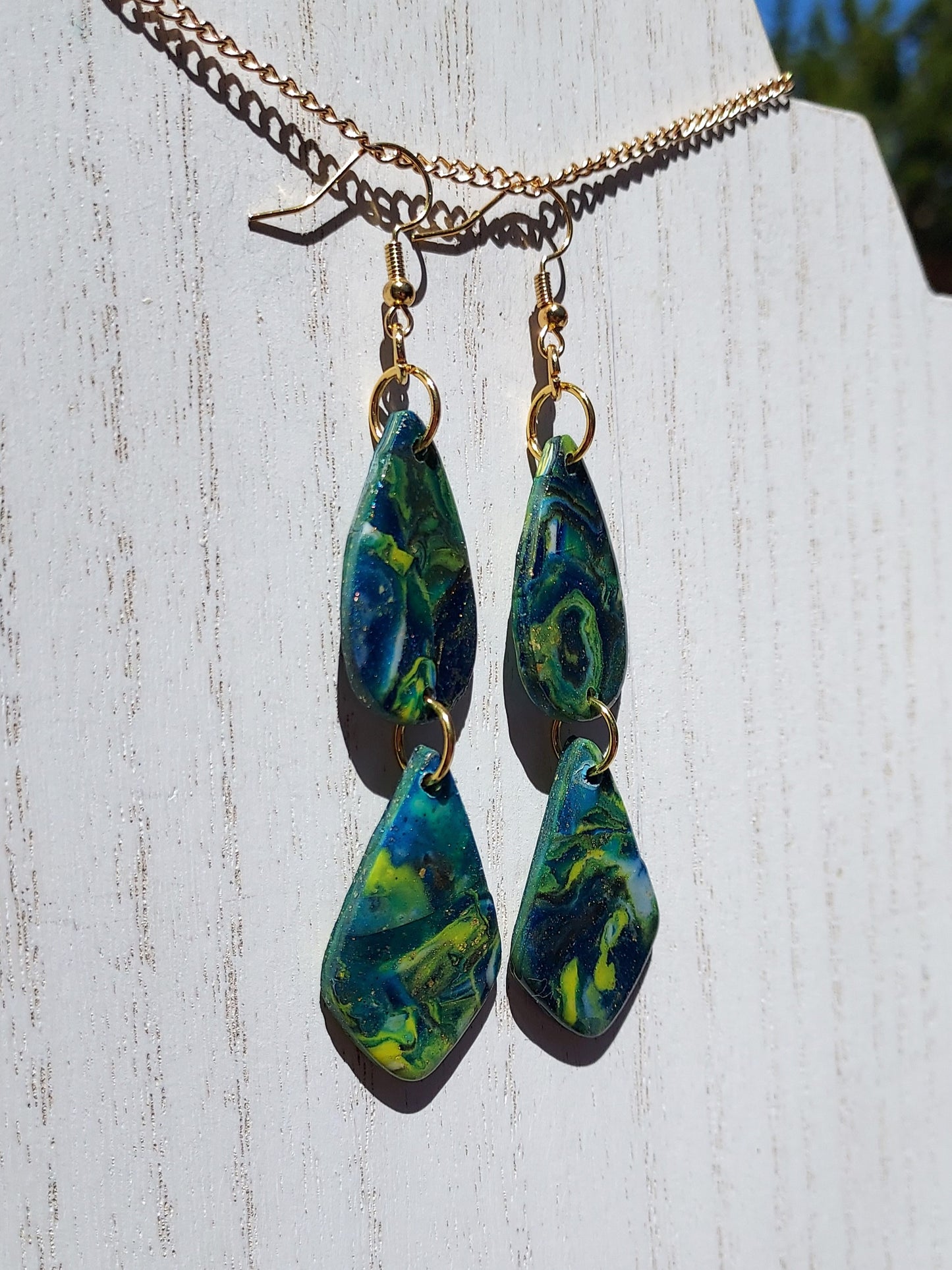 Cosmos Clay Earrings #5