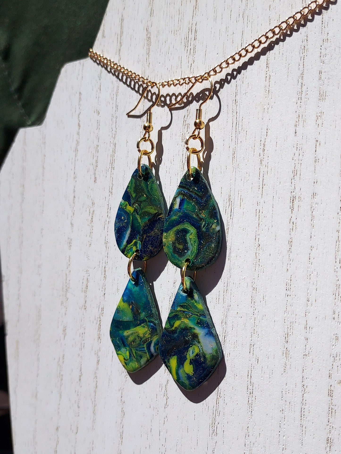 Cosmos Clay Earrings #5