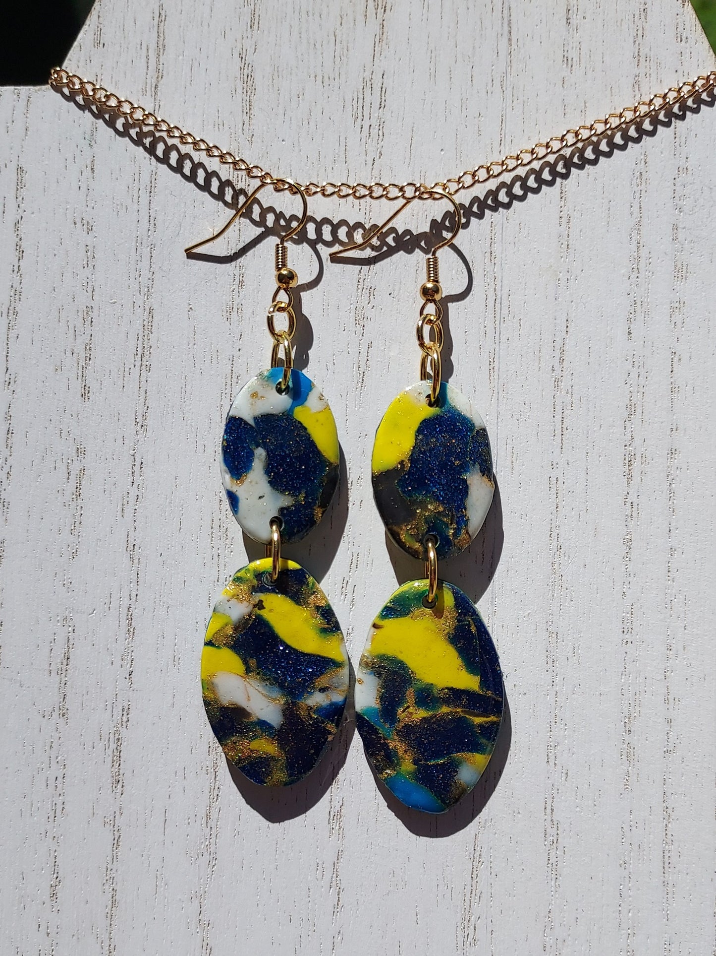 Cosmos Clay Earrings #6