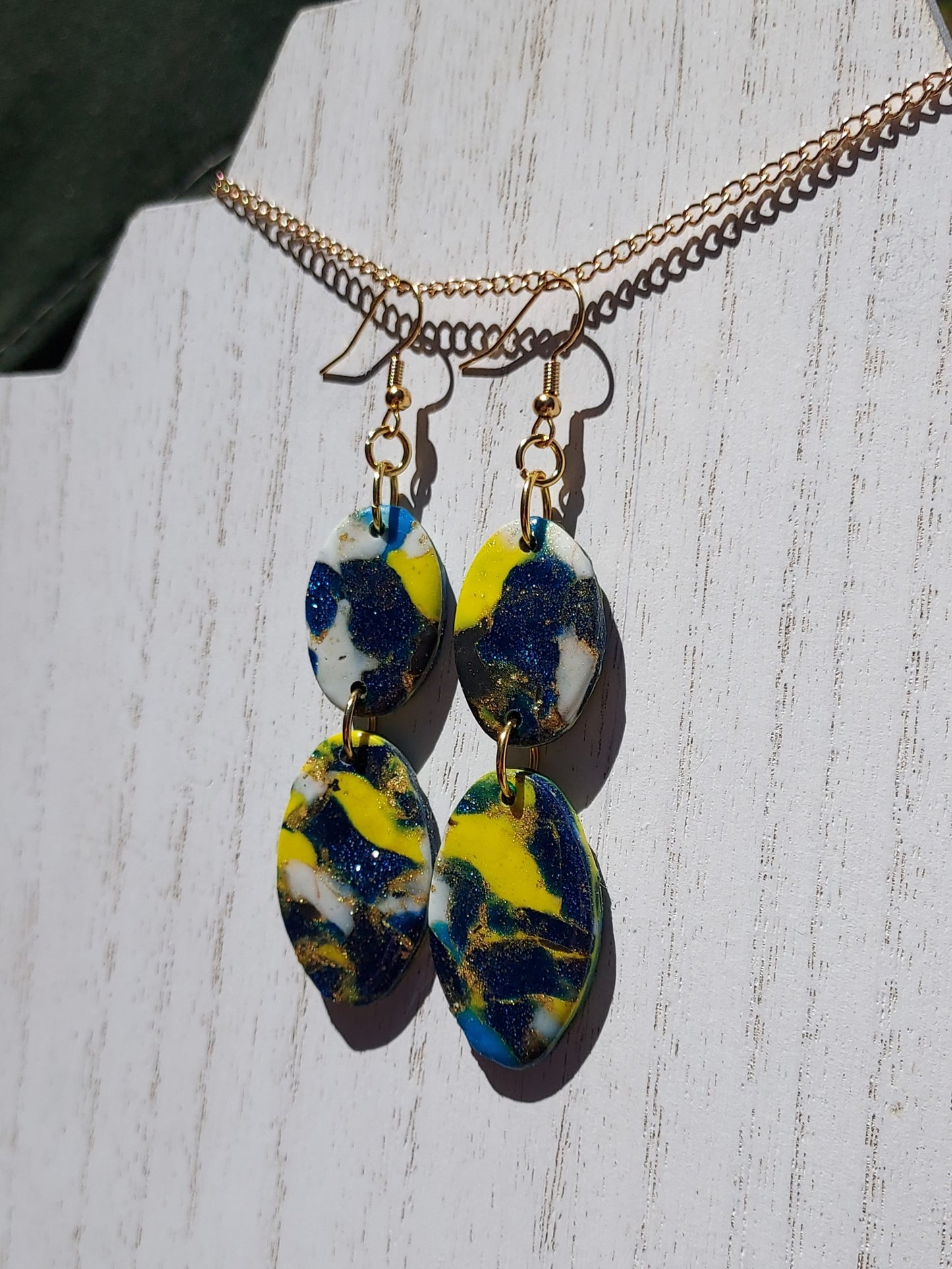 Cosmos Clay Earrings #6