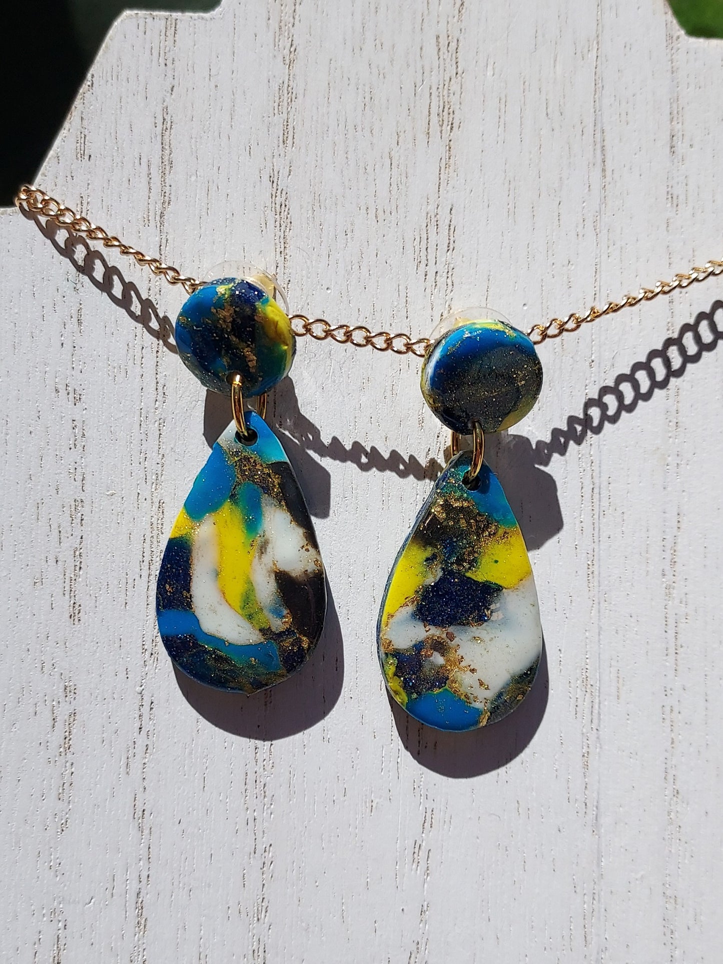 Cosmos Clay Earrings #8