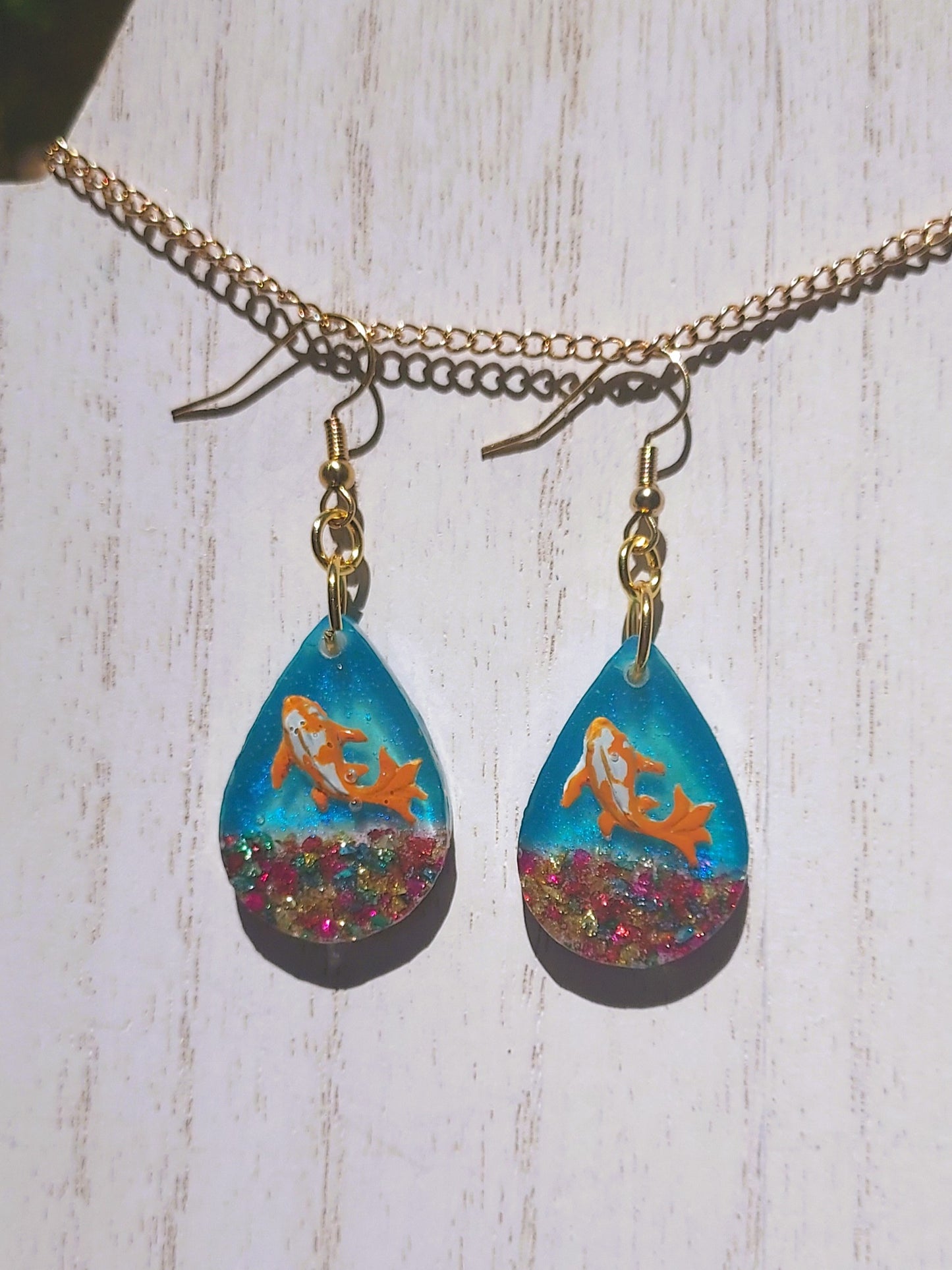 Koi Fish Earrings #1
