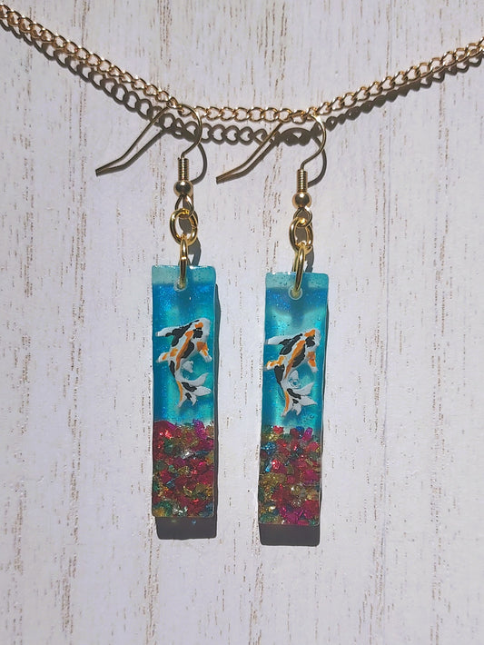 Koi Fish Earrings #2