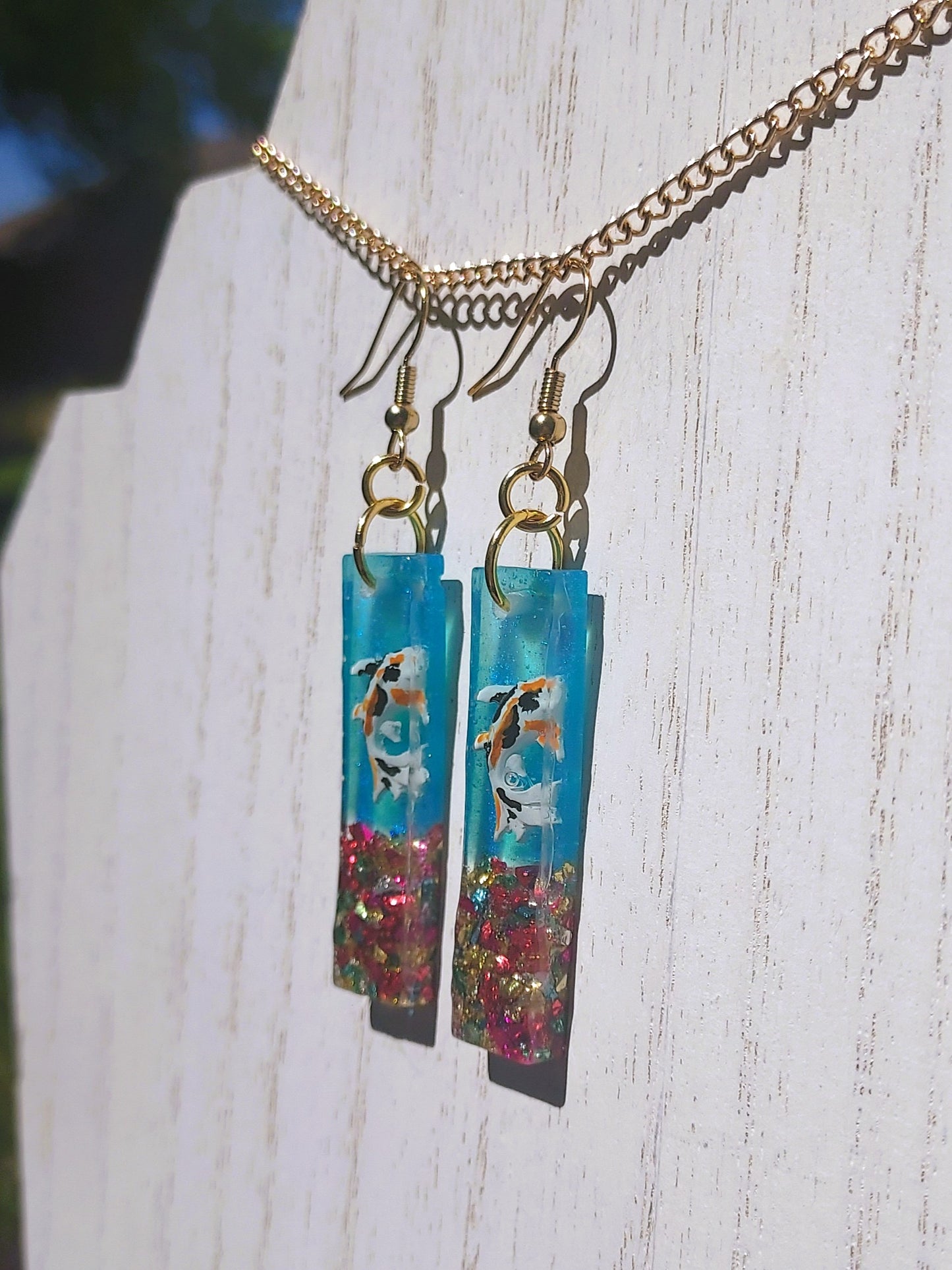 Koi Fish Earrings #2
