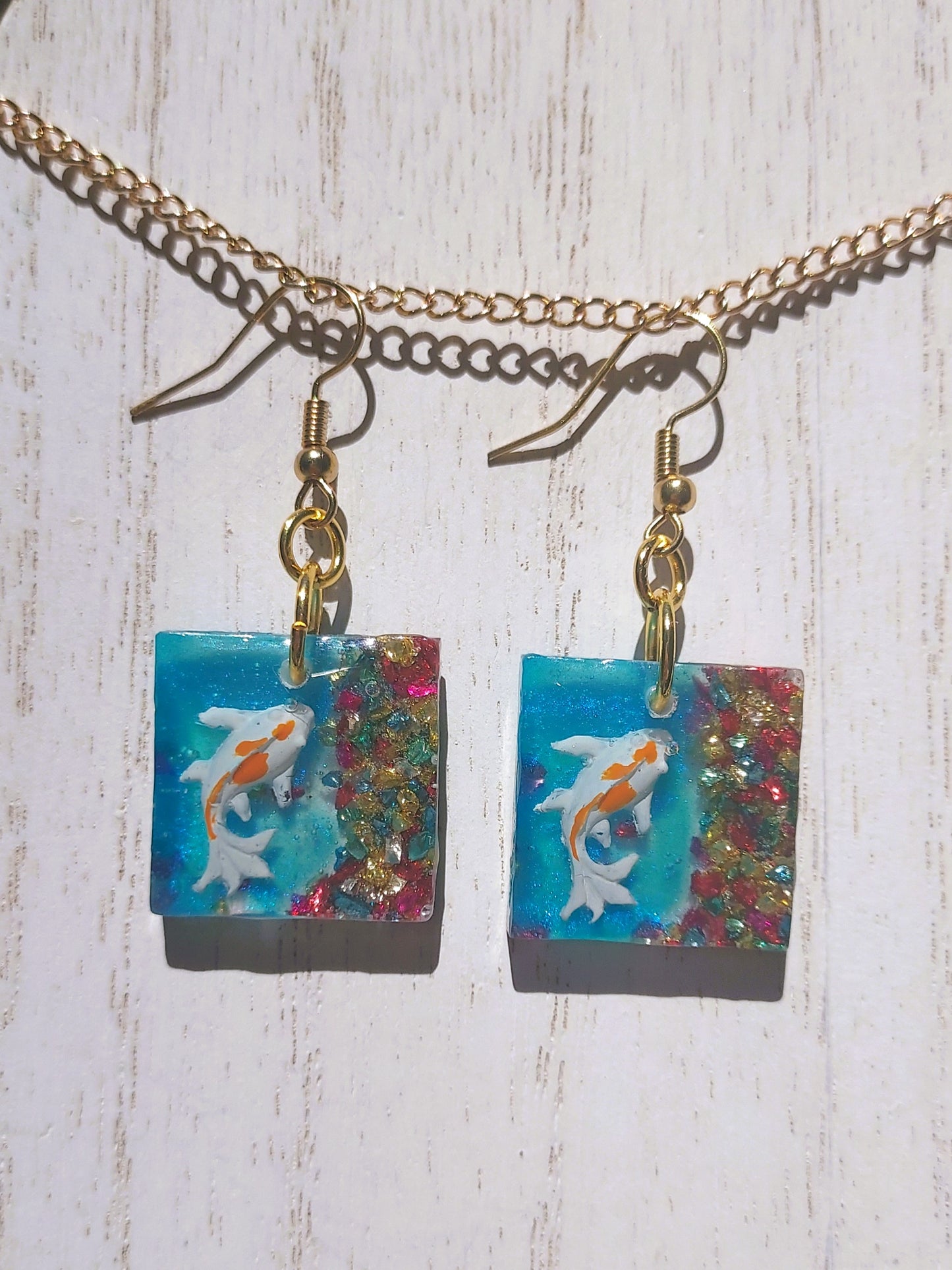 Koi Fish Earrings #3