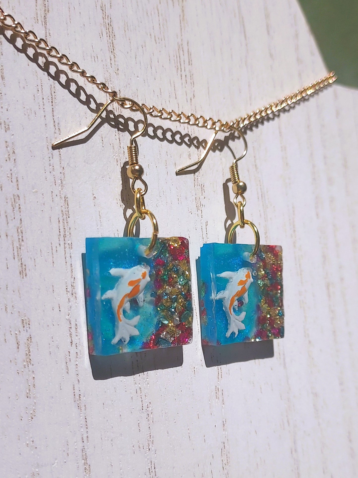 Koi Fish Earrings #3