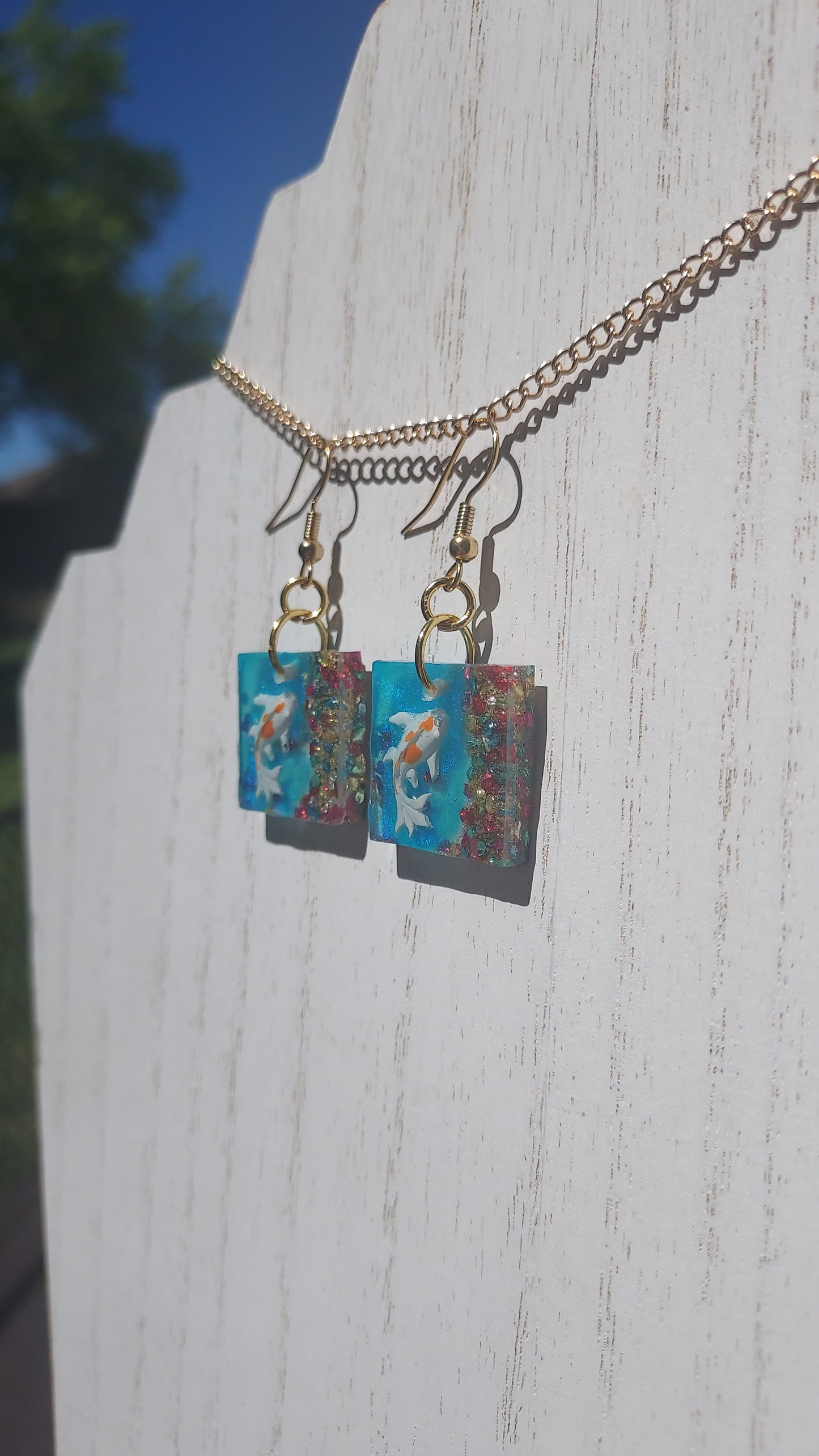 Koi Fish Earrings #3