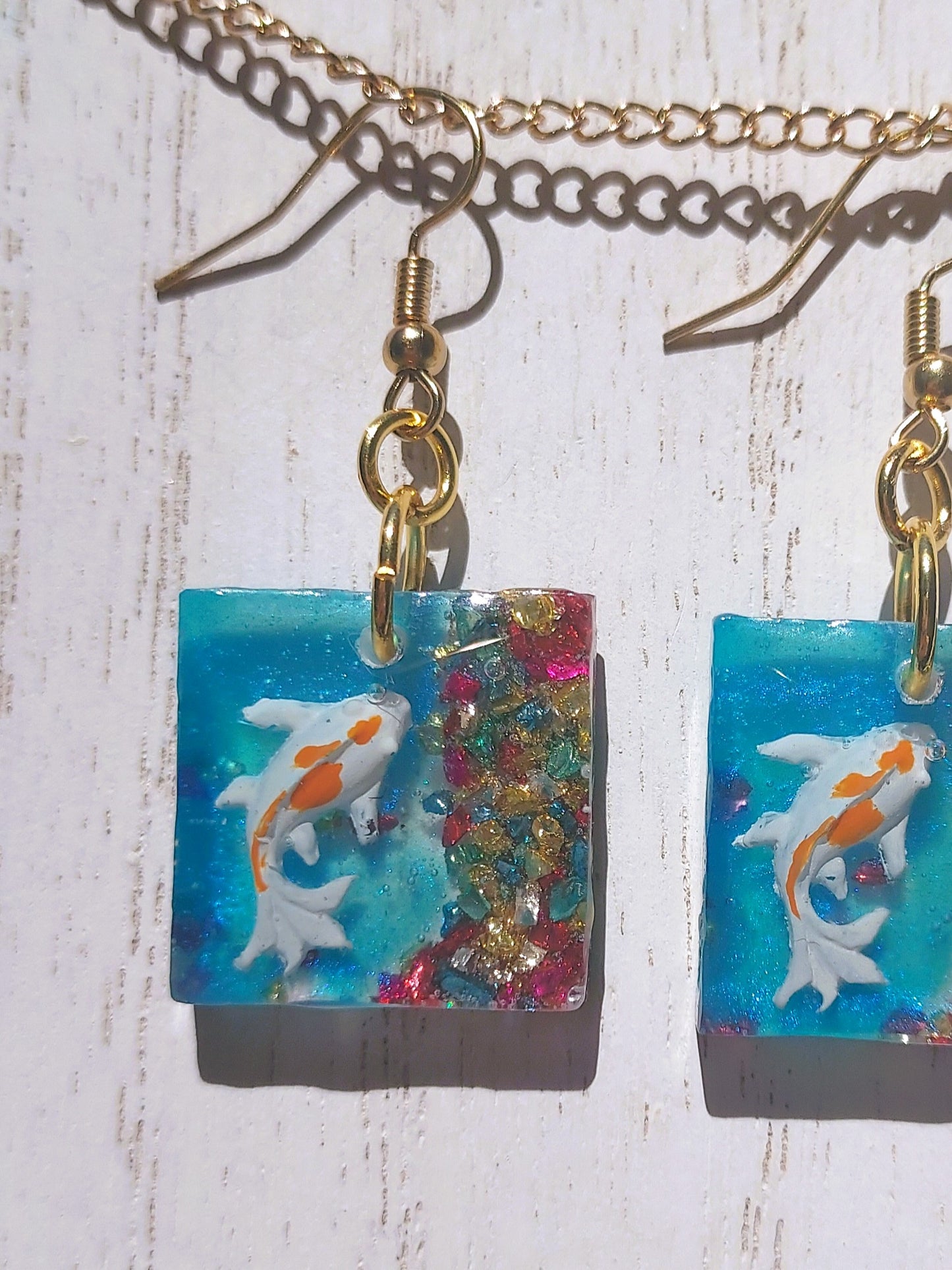 Koi Fish Earrings #3