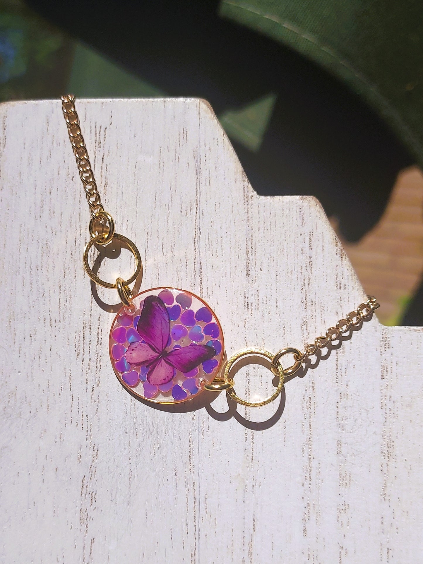 Butterfly Sequin Bracelet #1