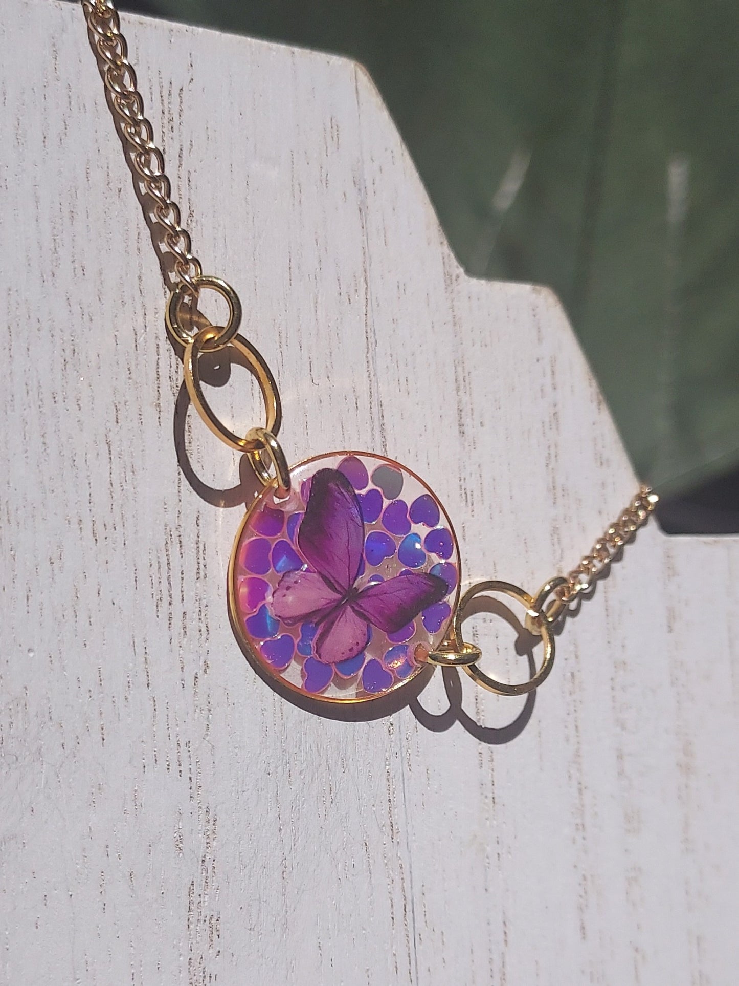 Butterfly Sequin Bracelet #1