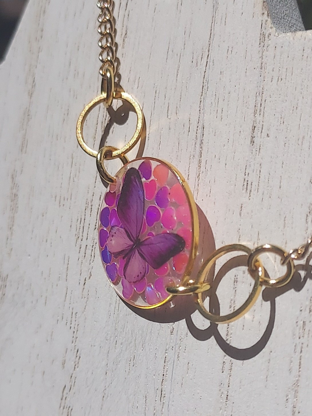 Butterfly Sequin Bracelet #1