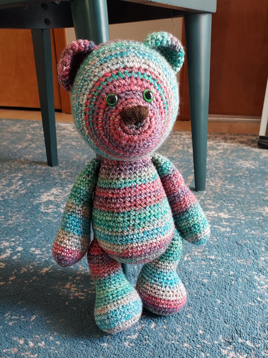 Kaleidoscope Crochet Bear