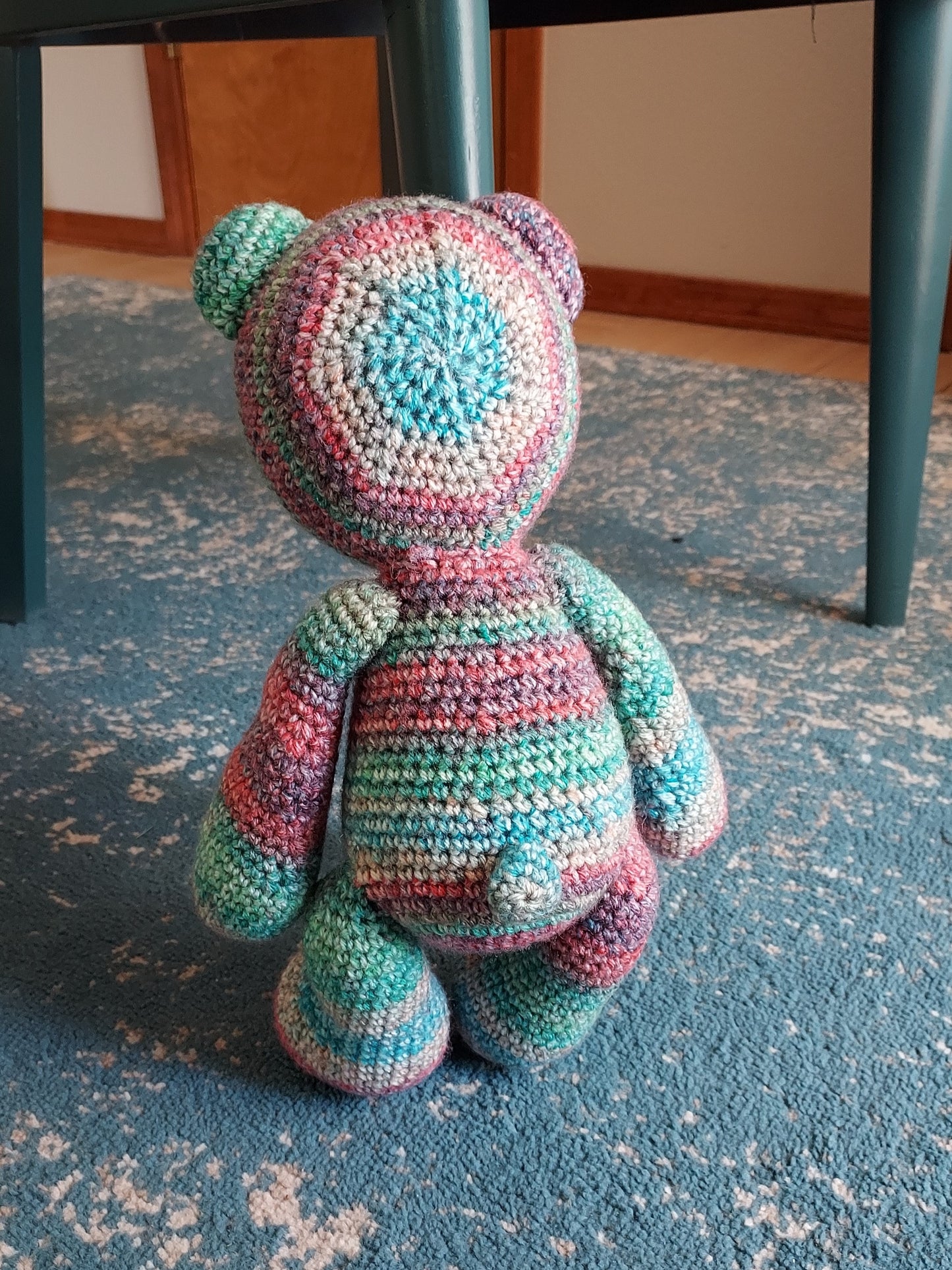 Kaleidoscope Crochet Bear