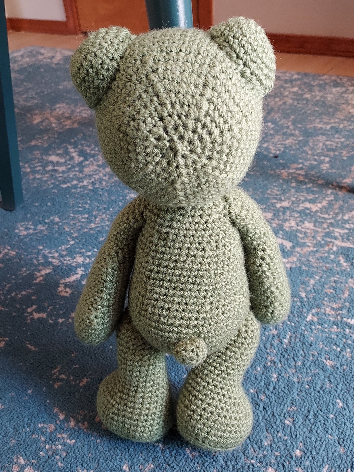 Mr. Green Crochet Bear