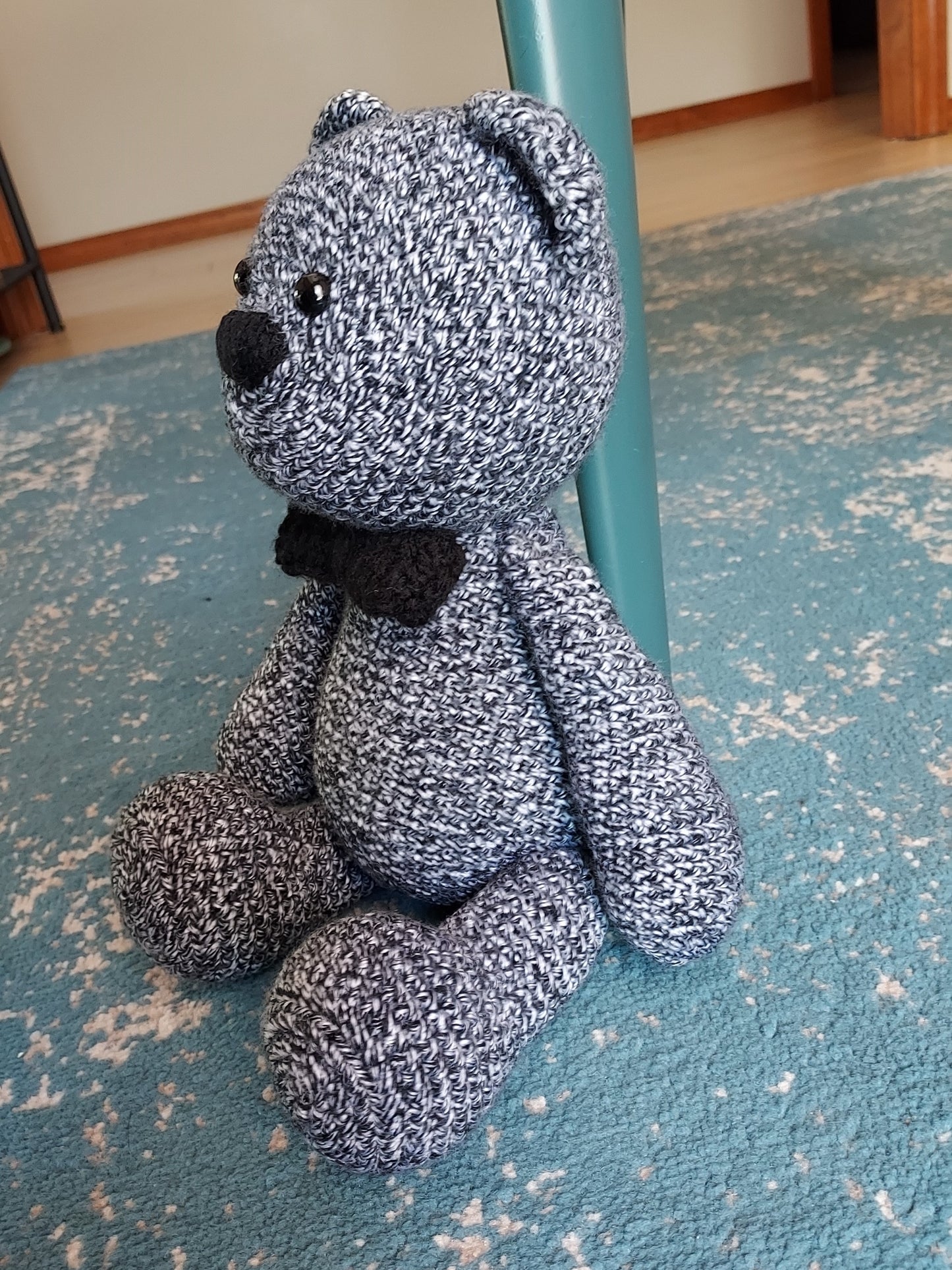 Tuxedo Crochet Bear